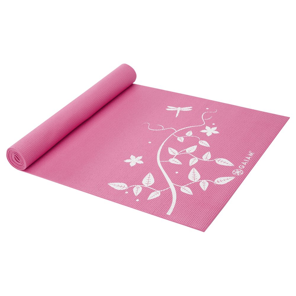 Gaiam Dragonfly Print Yoga Mat