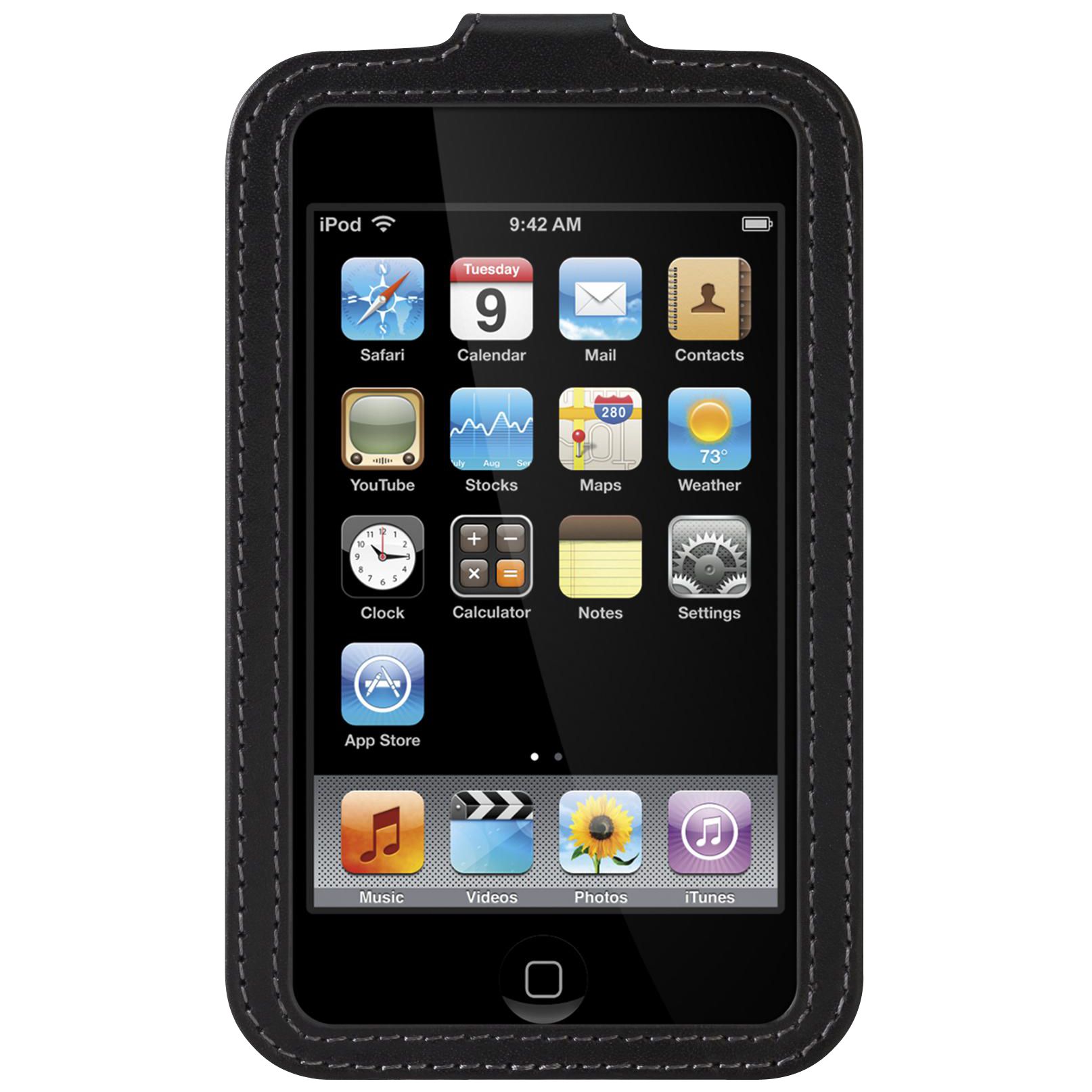 Belkin F8Z372EA Leather Sleeve for iPod touch 2nd generation Black