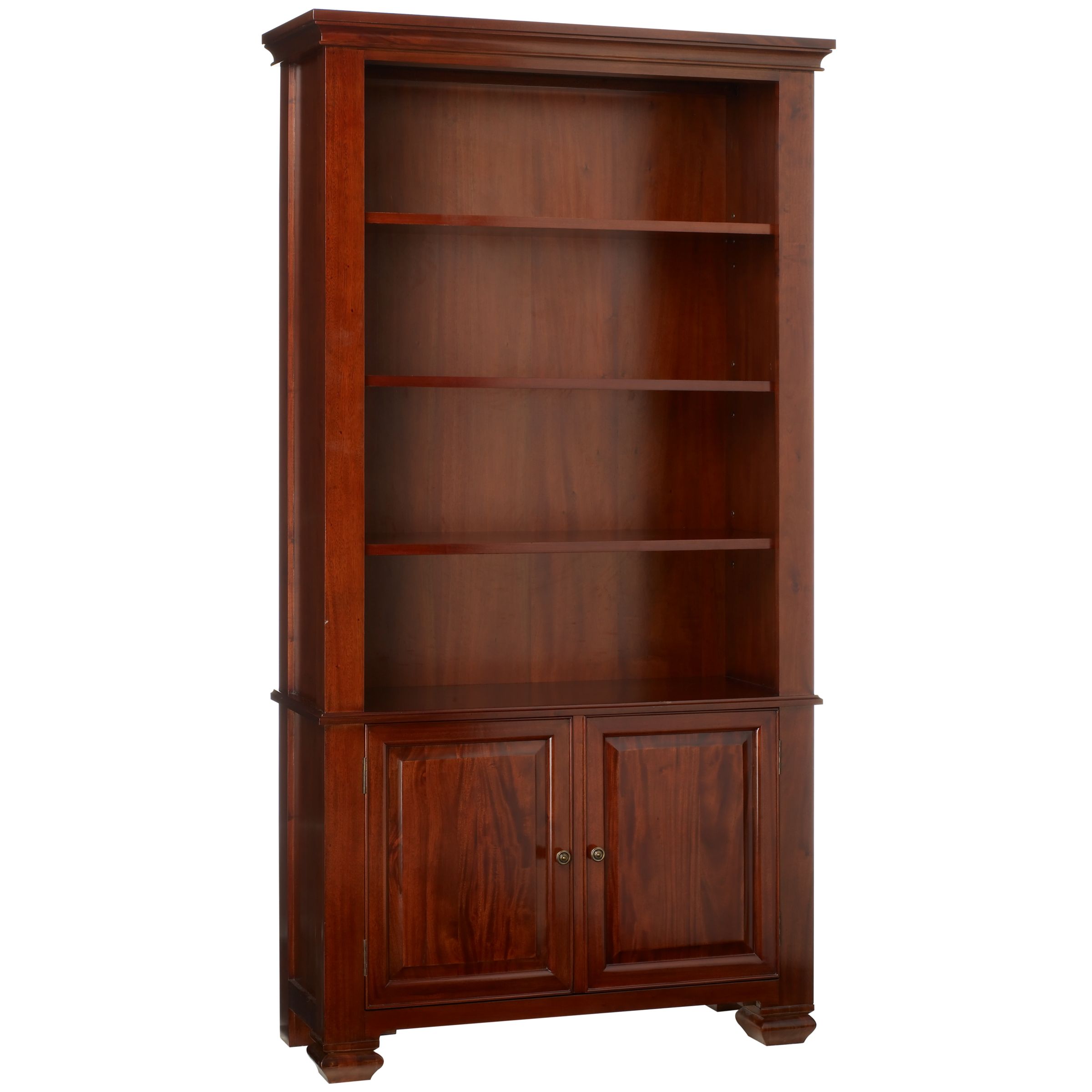 Frank Hudson Harwood Wide Bookcase