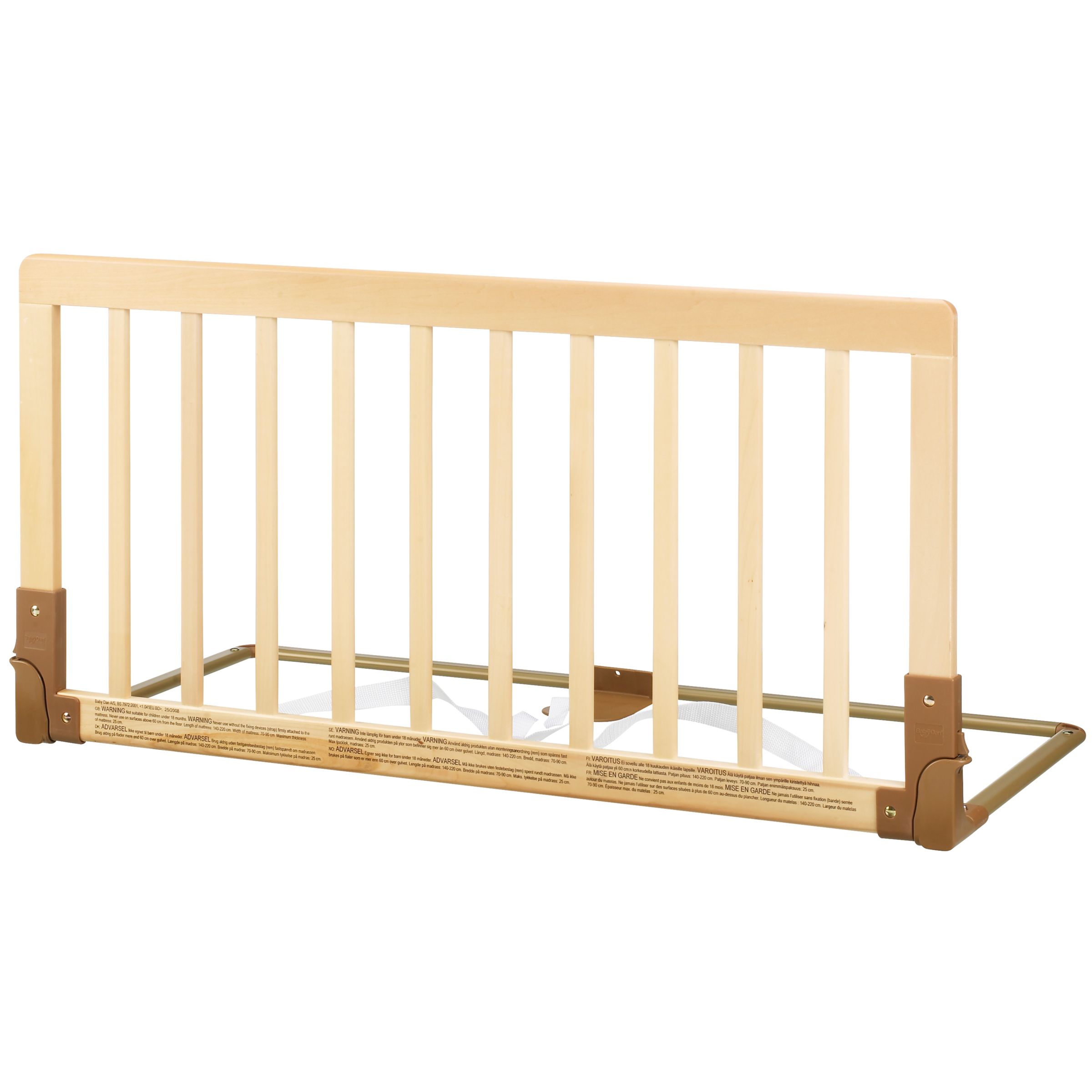 Baby Dan Wooden Bedrail, Natural