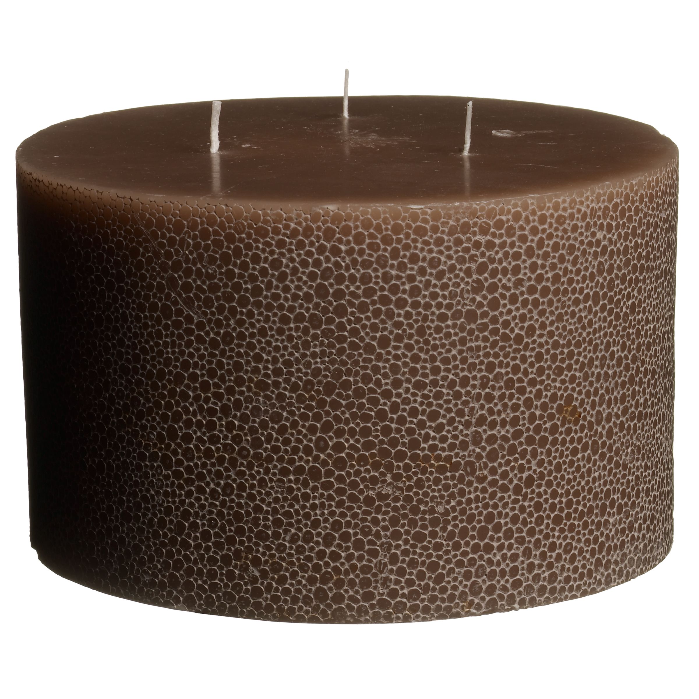 Andrew Martin 3-wick Snakeskin Candle, Taupe