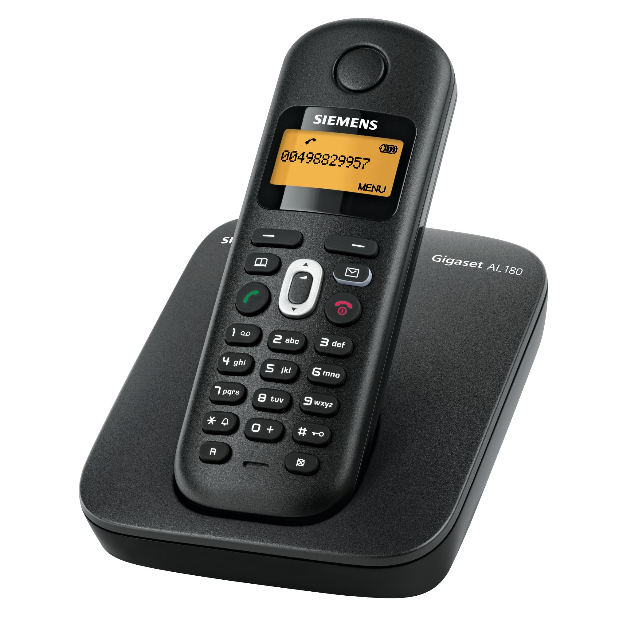 Siemens Gigaset A180 Digital Cordless Telephone, Single DECT