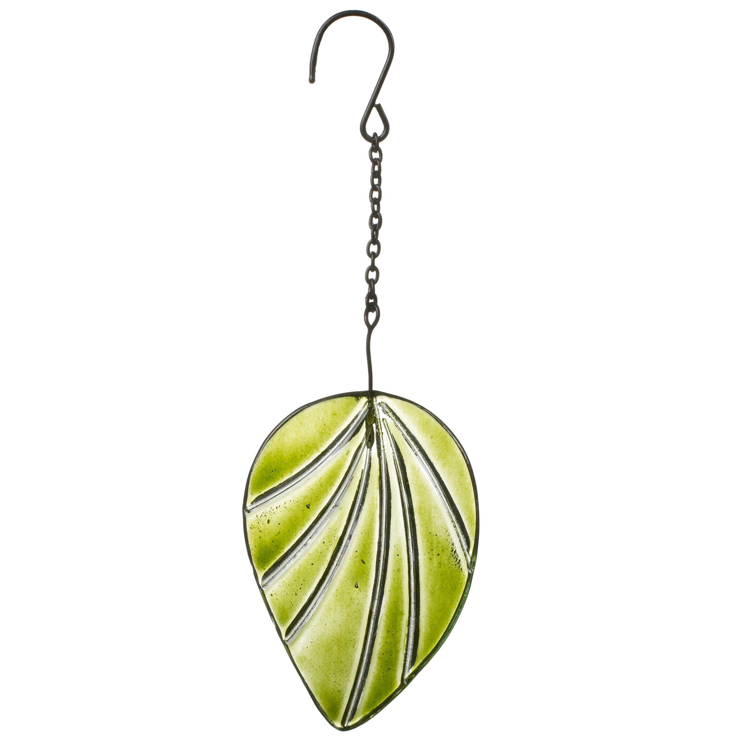 John Lewis Hanging Glass Leaf, Lichen