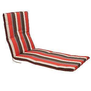 John Lewis Tahiti Lounger Cushion, Stripe