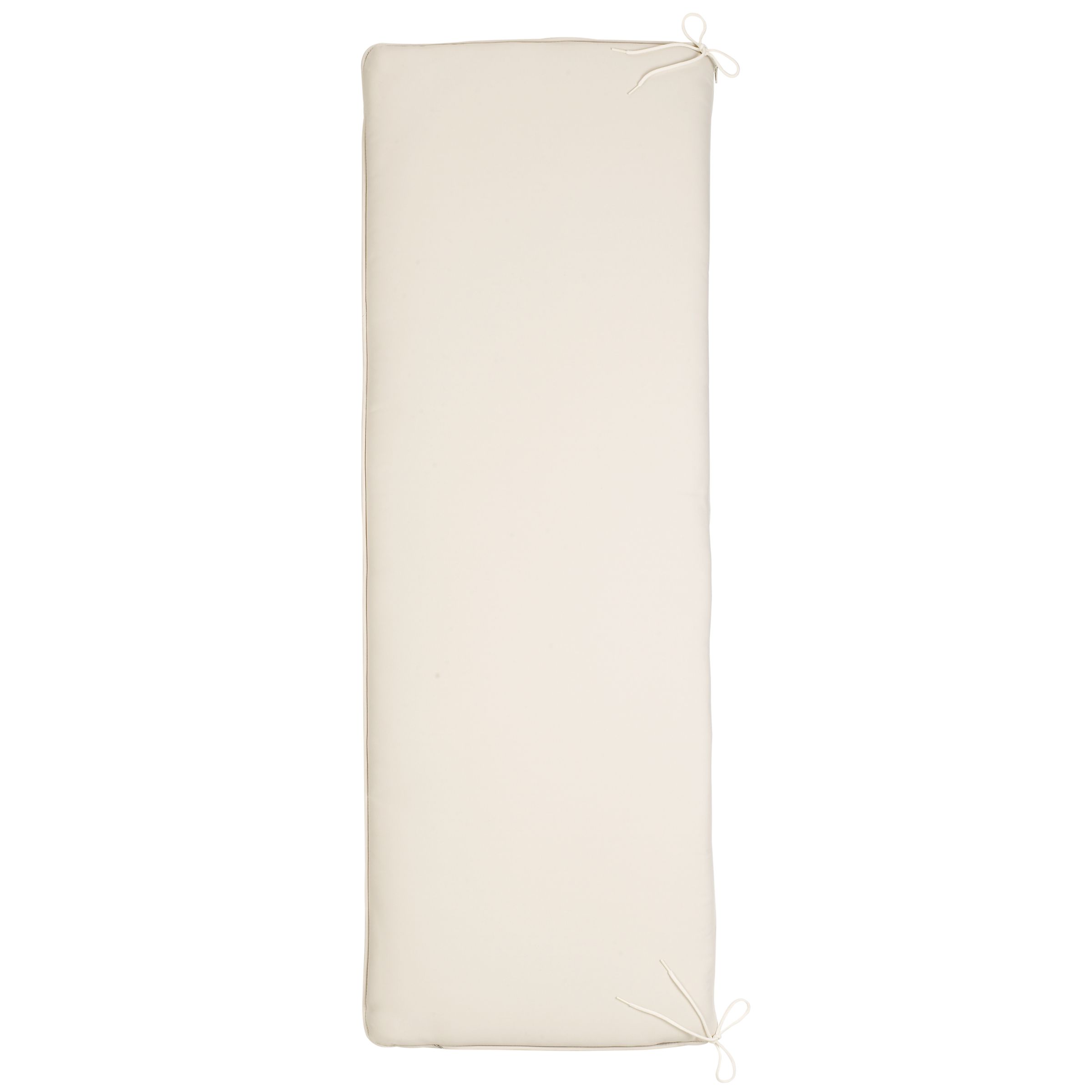 John Lewis Grenada Bench Seat Pad, Natural