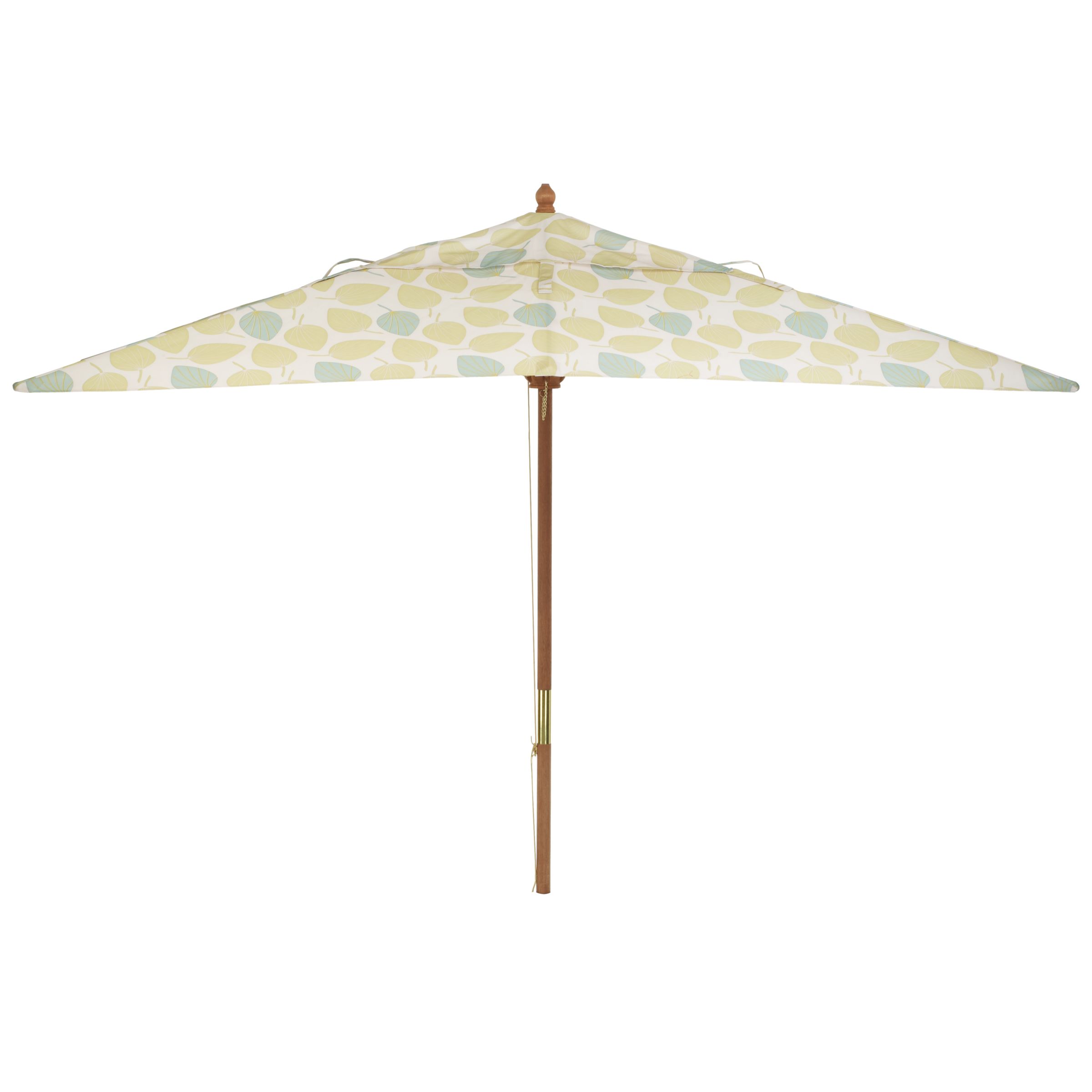 John Lewis 3x2m Market Parasol, Leaf Green