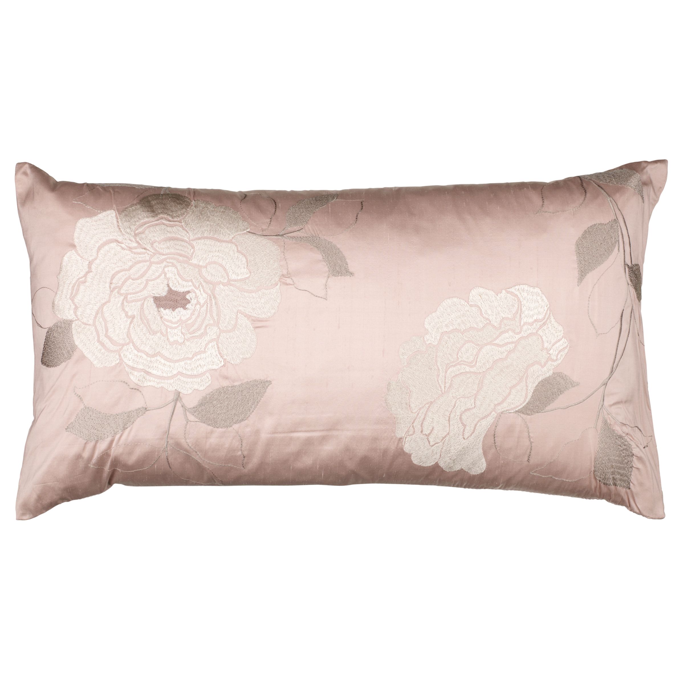 John Lewis Peonie Cushion, Pink, One size