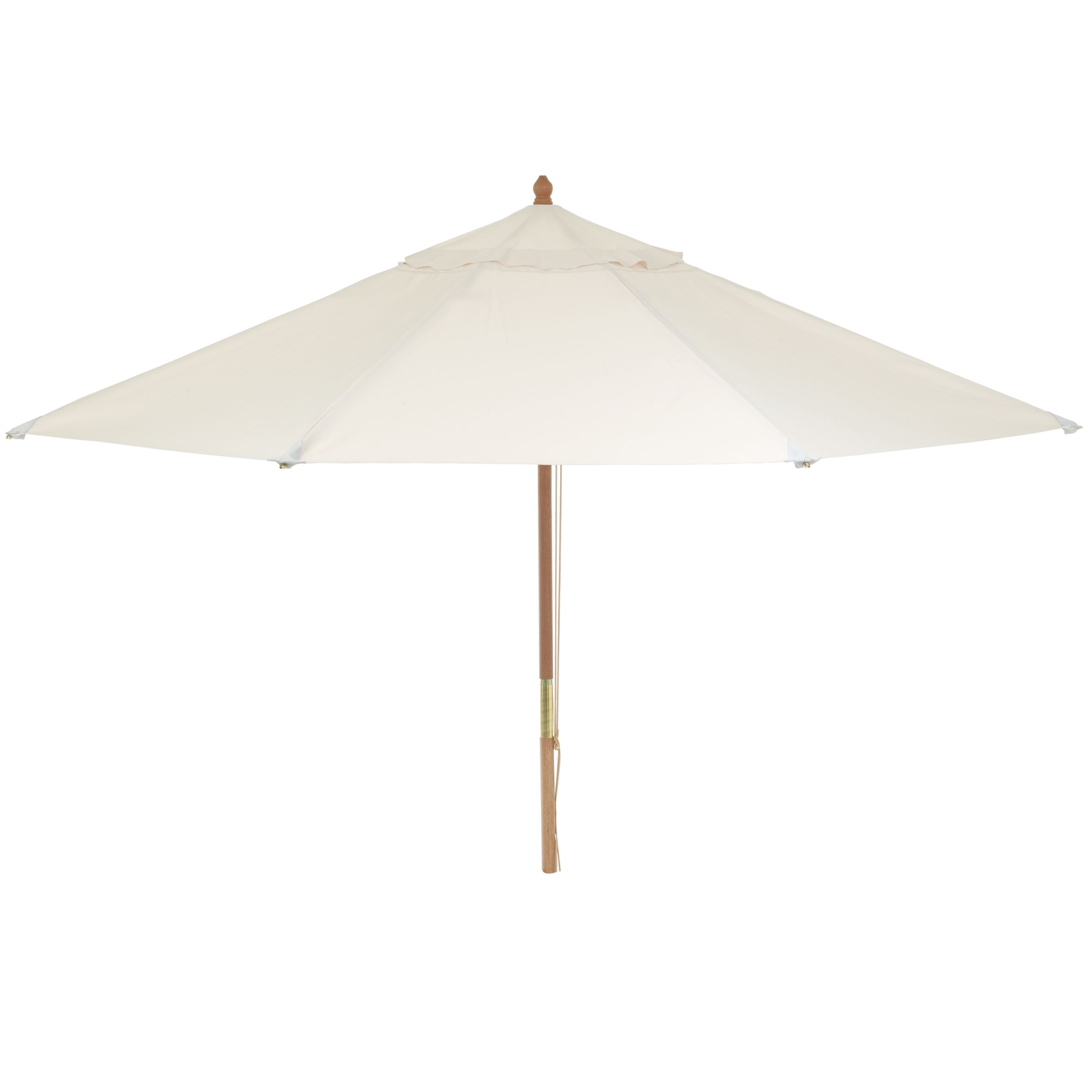 John Lewis Market Parasol, 3.5m, Natural