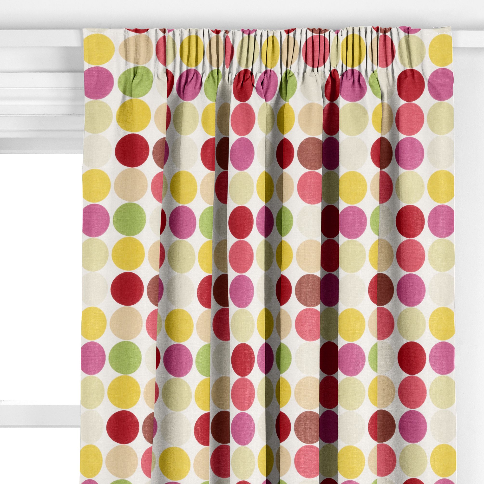 John Lewis Disc Pencil Pleat Curtains,