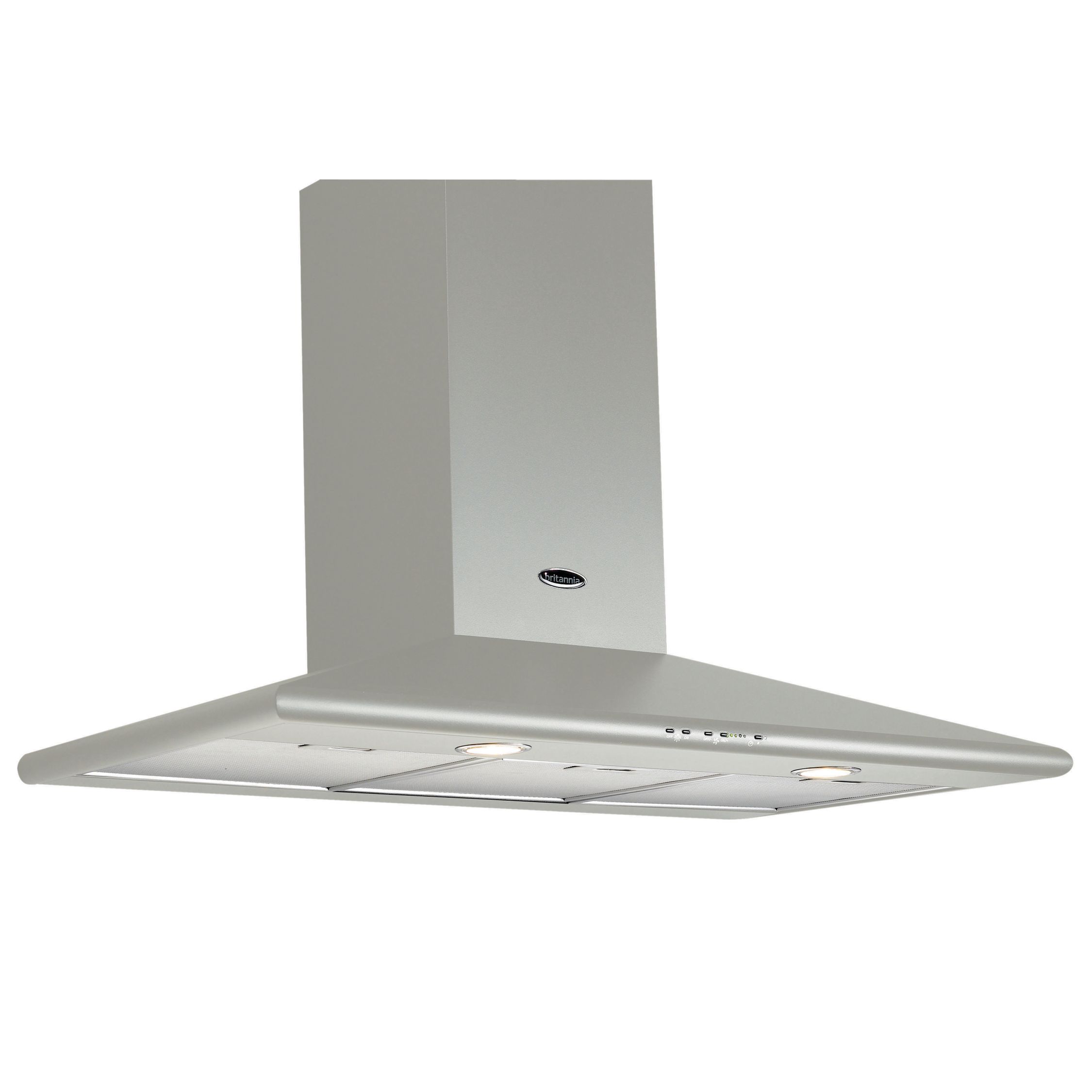 Britannia KB170-90-S Chimney Cooker Hood, Stainless Steel at John Lewis