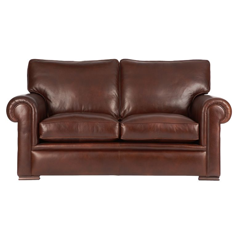 John Lewis Romsey Medium Leather Sofa, Murano