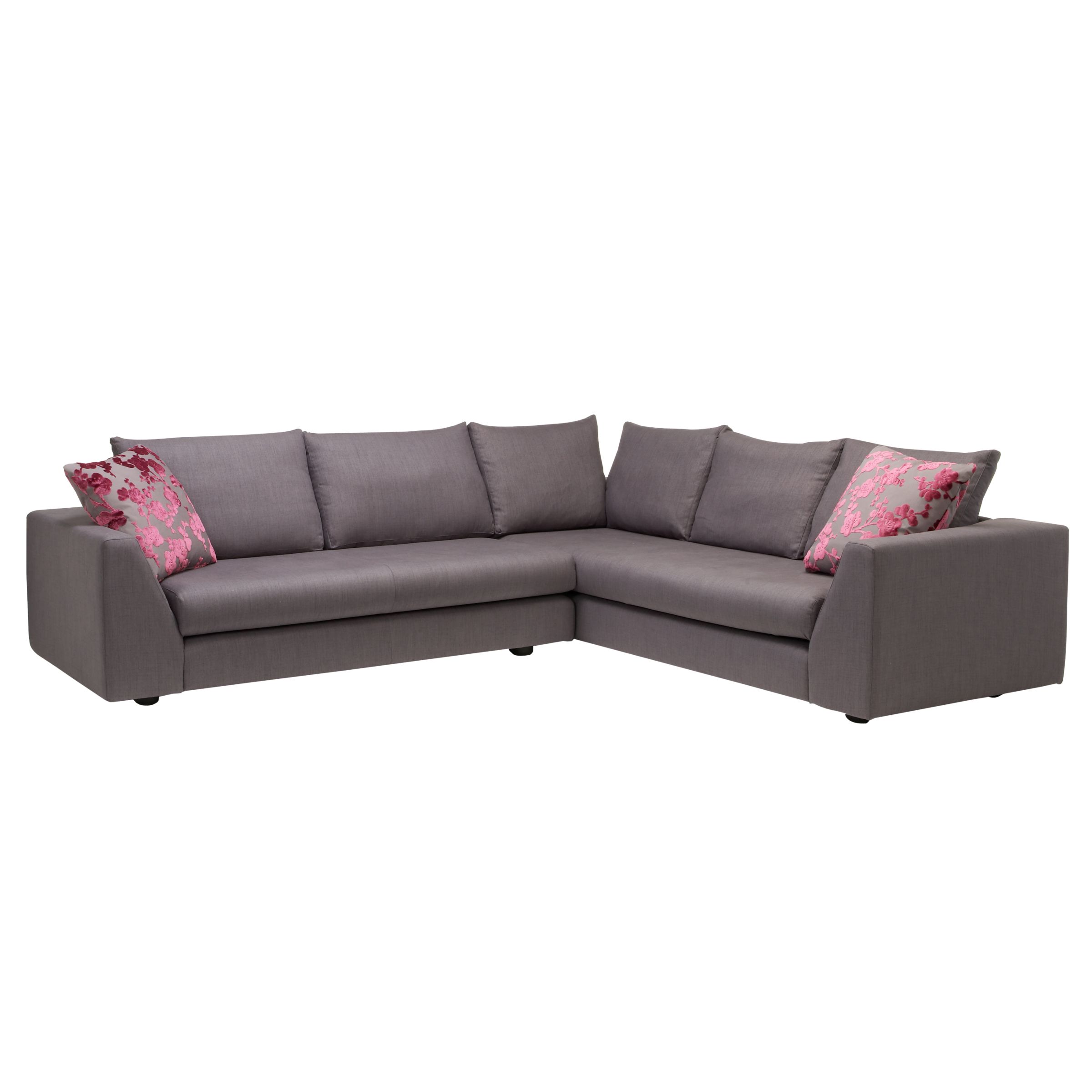 John Lewis Nikki Corner Unit, Left Hand Facing, Linnum Coal