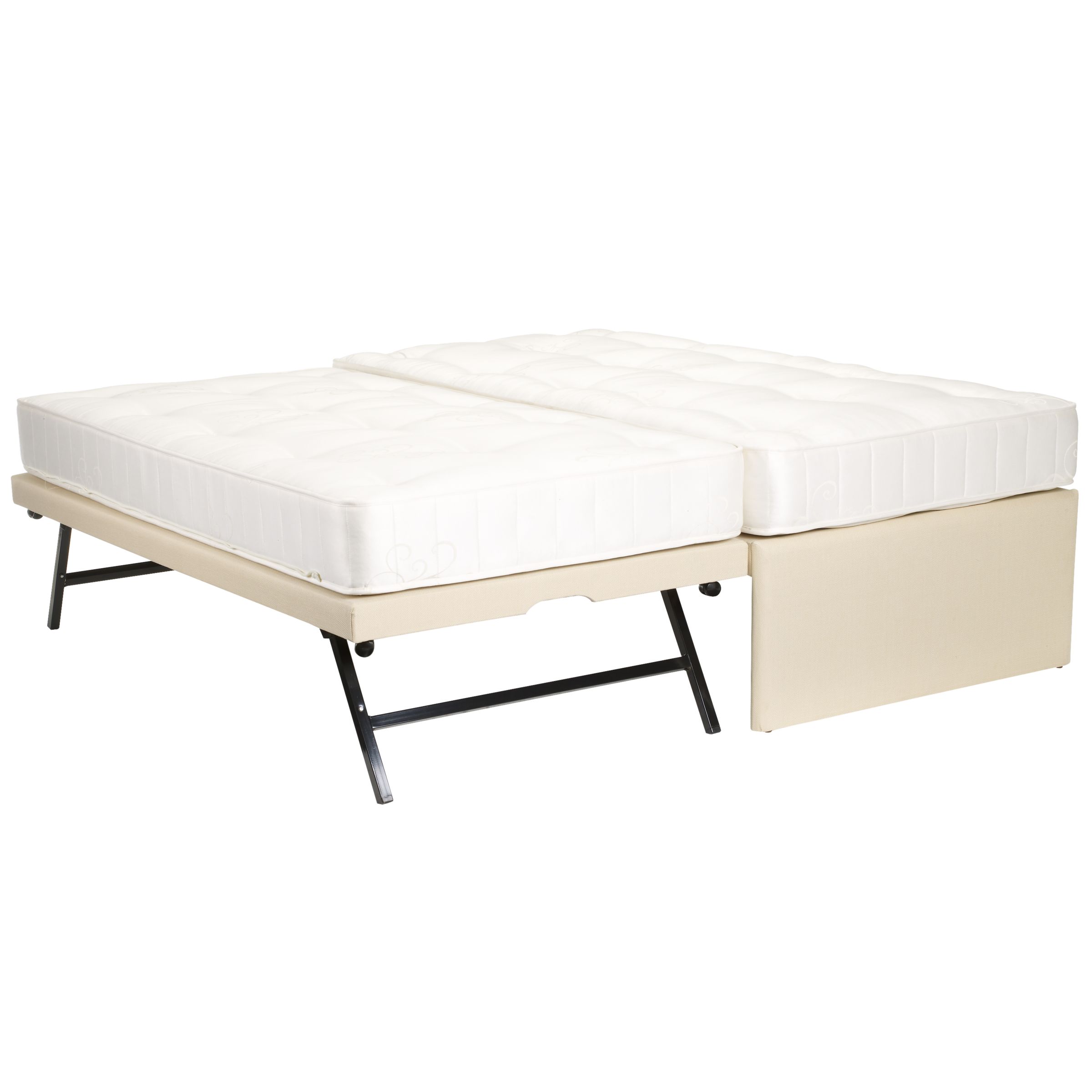 John Lewis Newton Guest Bed with Mattresses, Single at John Lewis