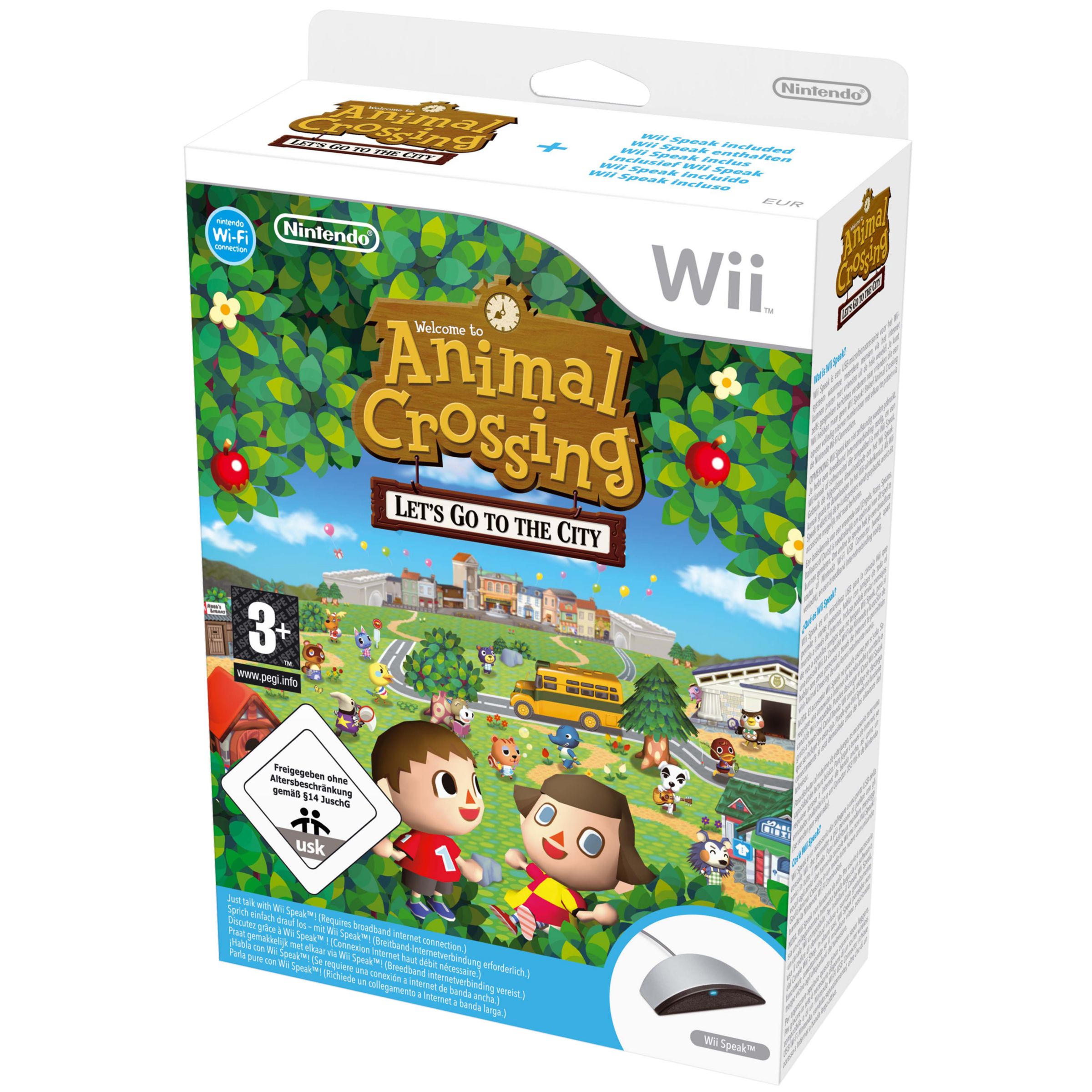 Animal Crossing: Let’s Go to the City and Wii Speak for Nintendo Wii