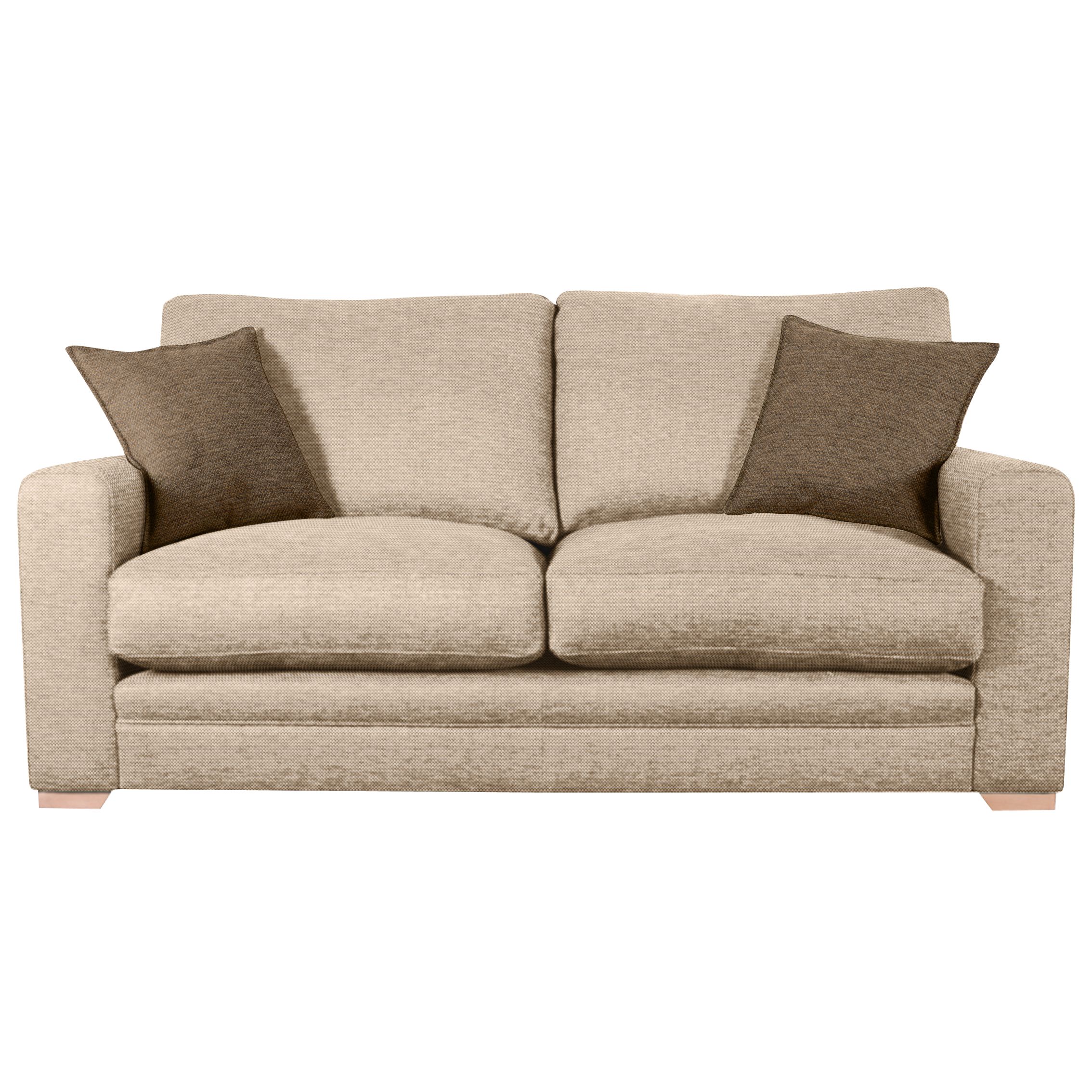 John Lewis Umbria Medium Sofa , Mushroom at John Lewis