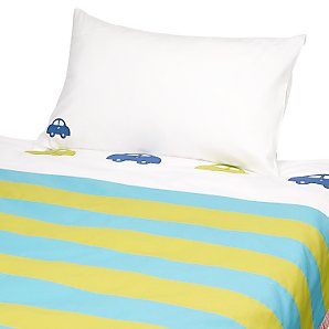 John Lewis Cars Cotbed Duvet Cover and