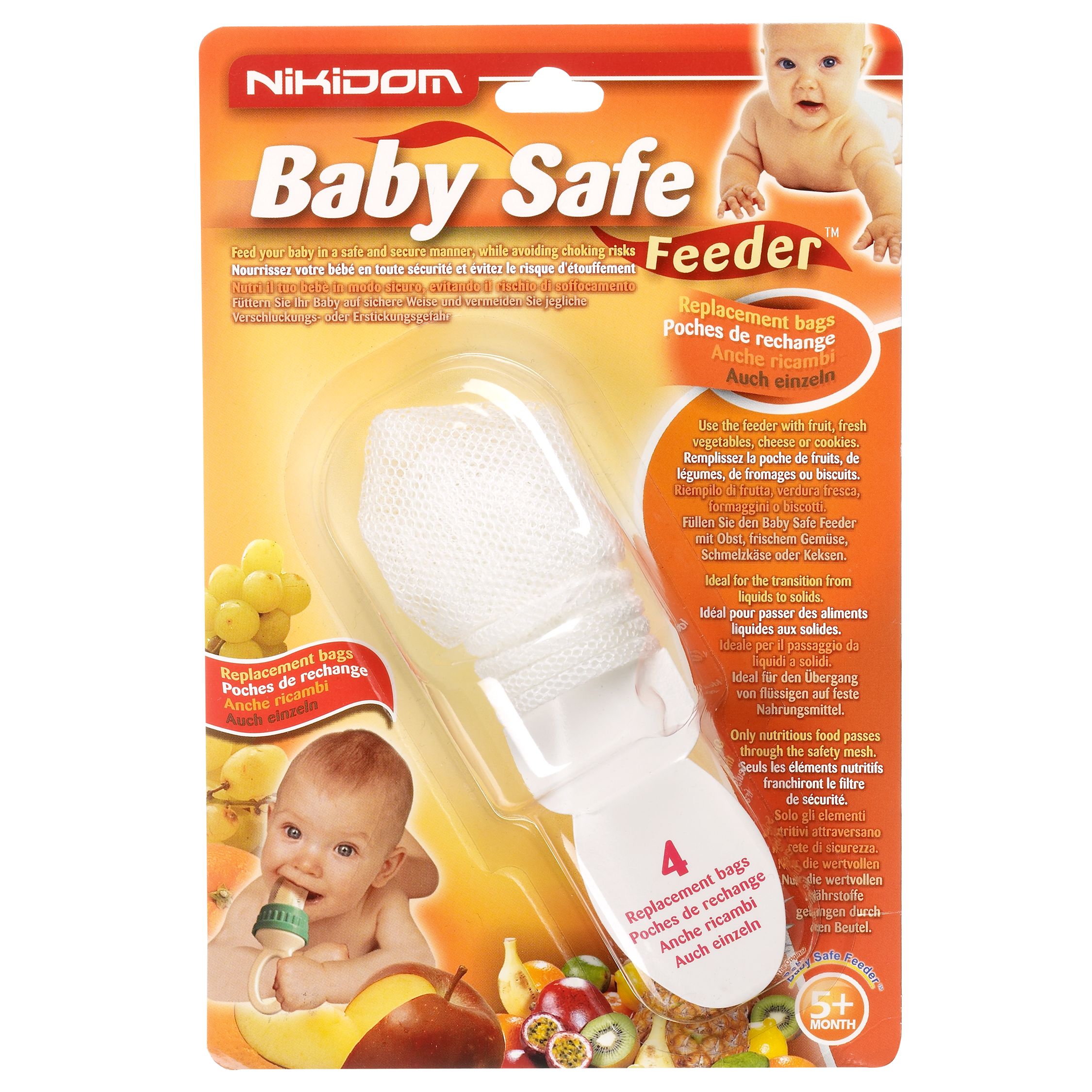 Babysafe Feeder Replacement Bags Set of 4