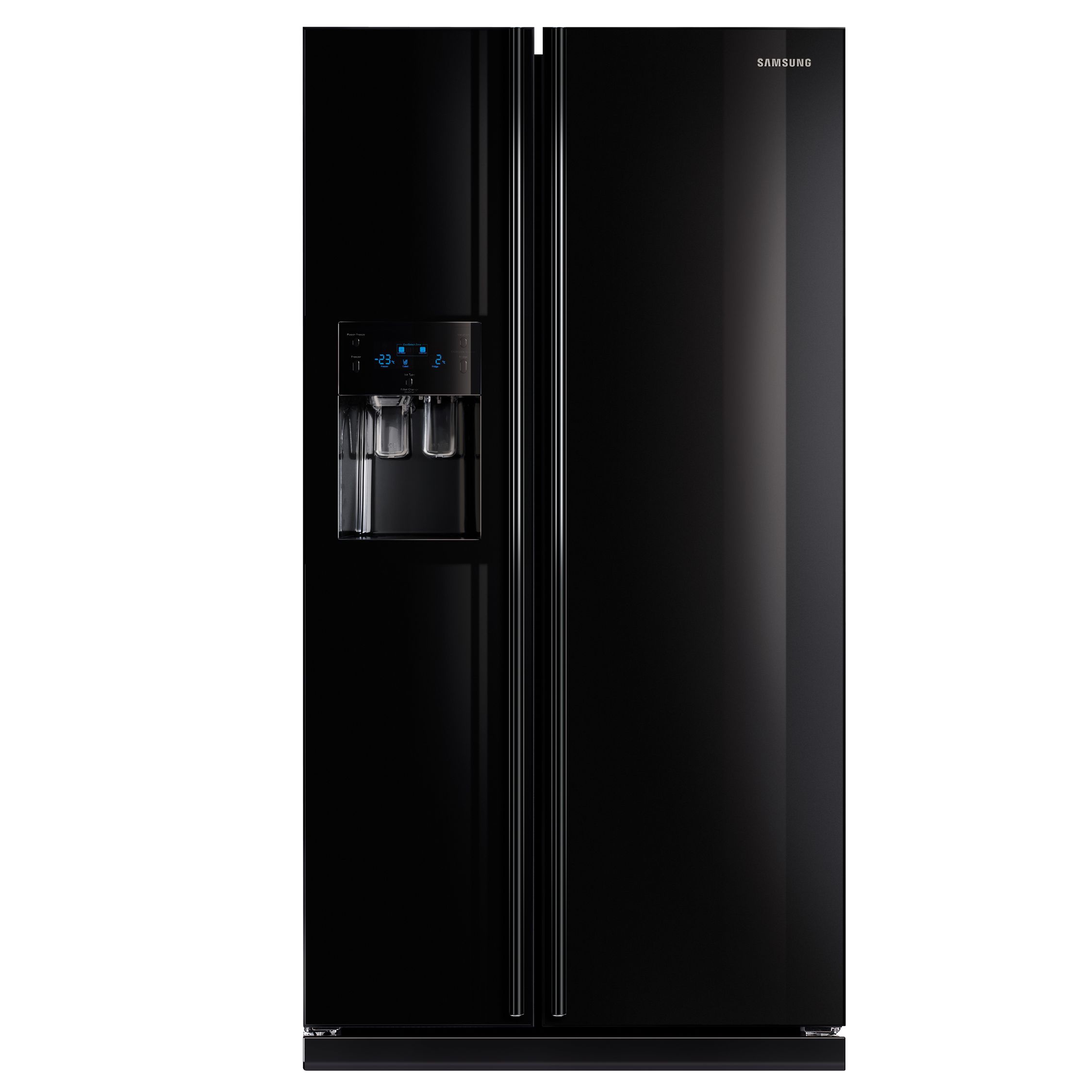 Samsung RSH1DLBG Side by Side Fridge Freezer Black Glass