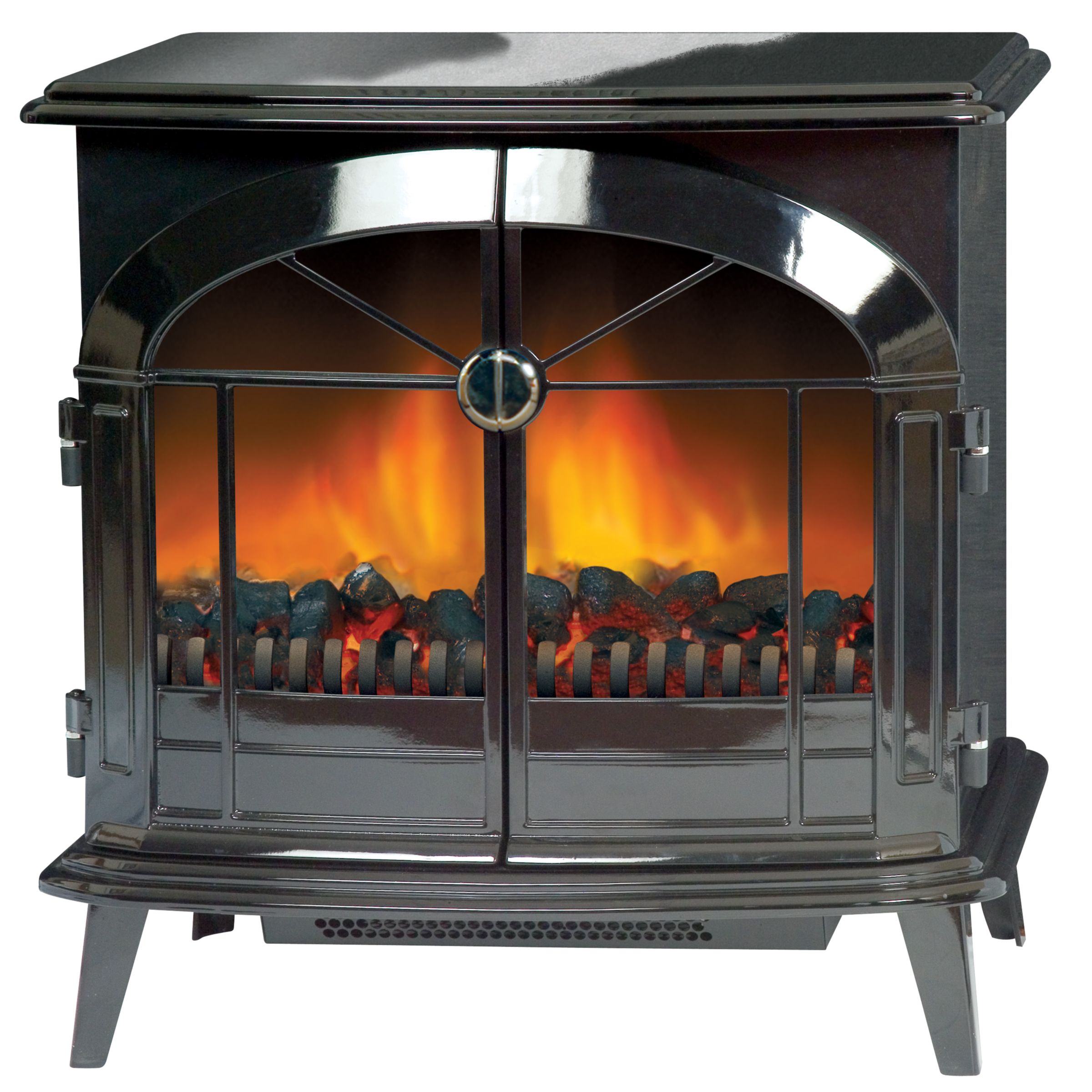 Dimplex Fuel-Effect 'Stove' Fire, Stockbridge SKG20BL at John Lewis