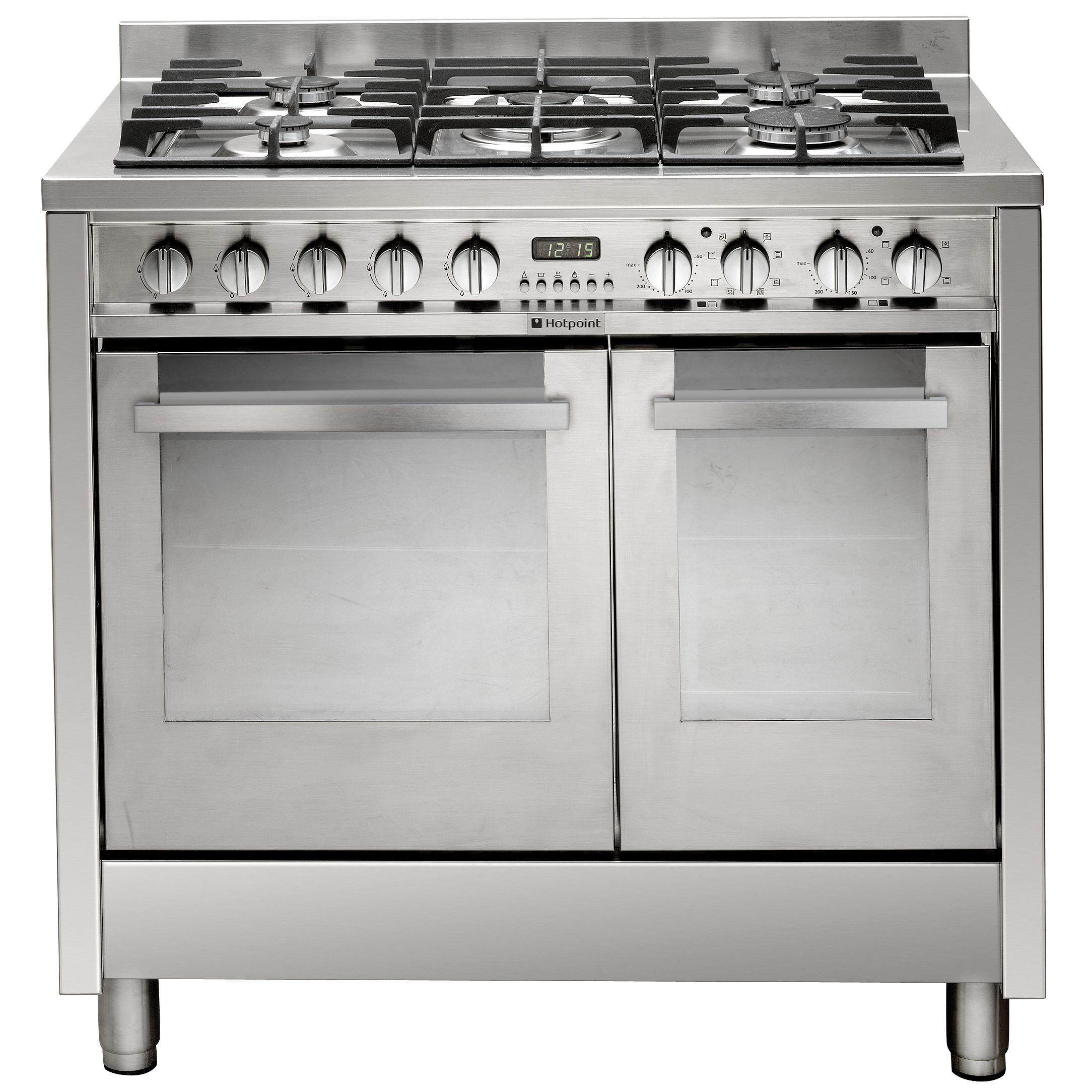 Hotpoint EG902GX Dual Fuel Range Cooker Stainless Steel