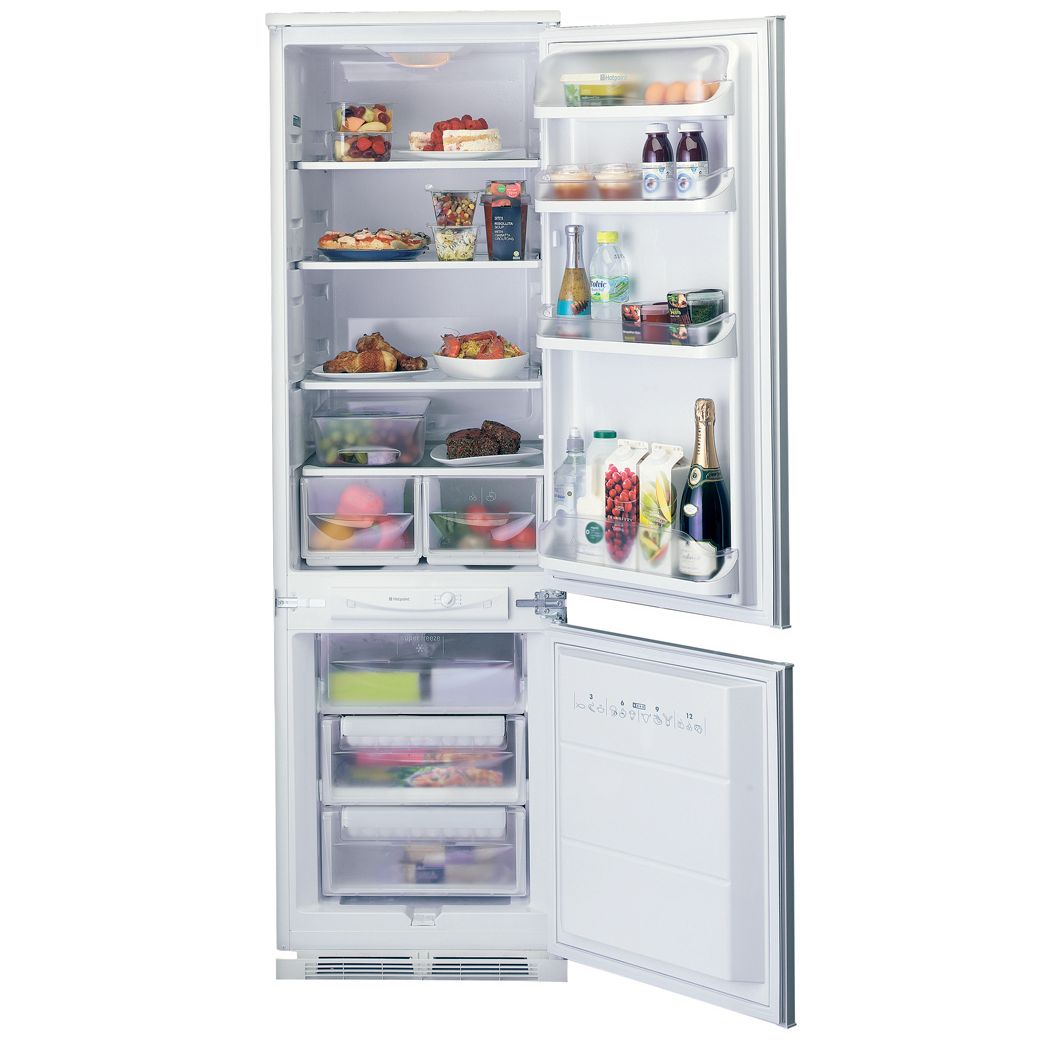 Hotpoint HMB312AAI Fridge Freezer, White at John Lewis