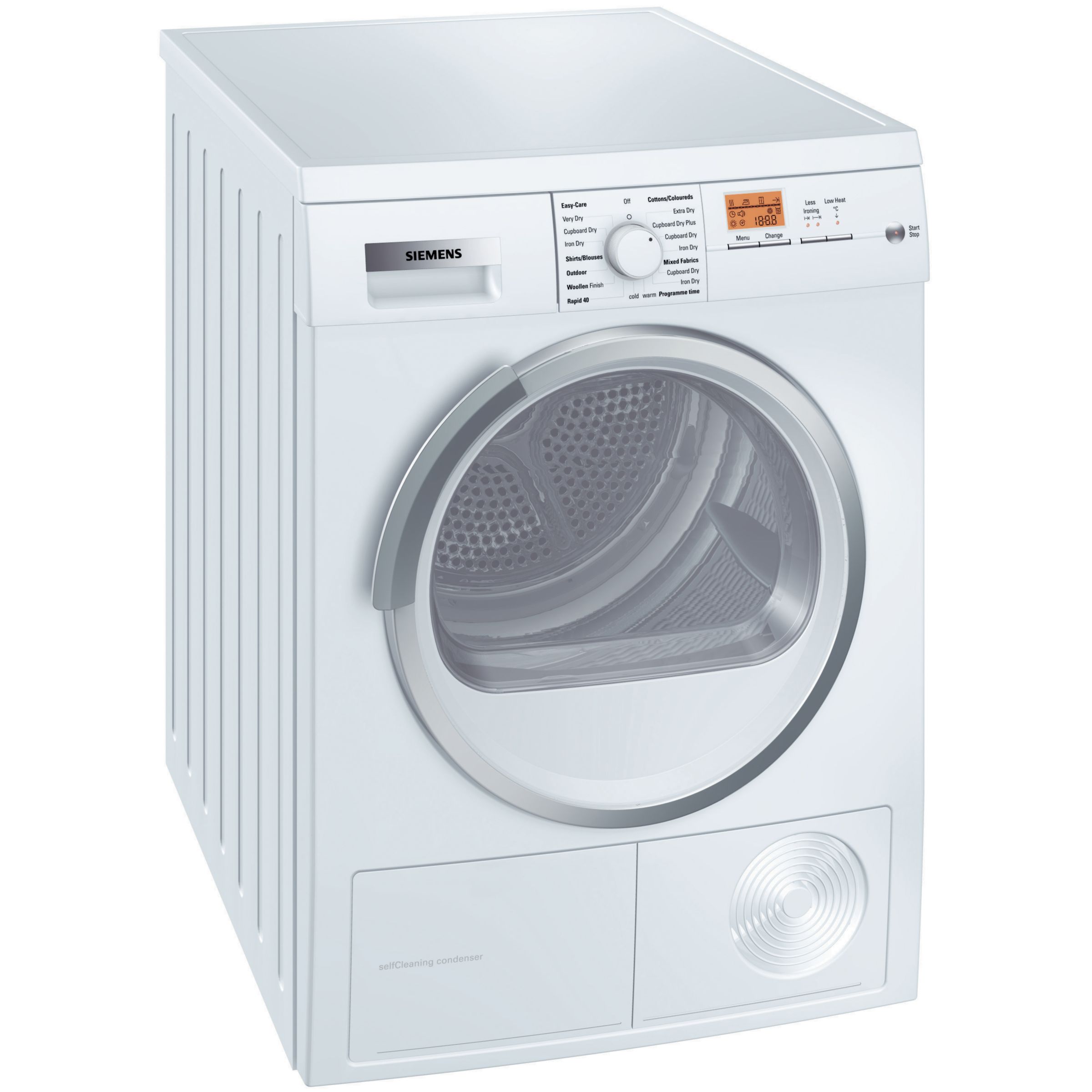 Siemens WT46W560GB Condenser Tumble Dryer, White Siemens WT46W560GB Condenser Tumble Dryer, White