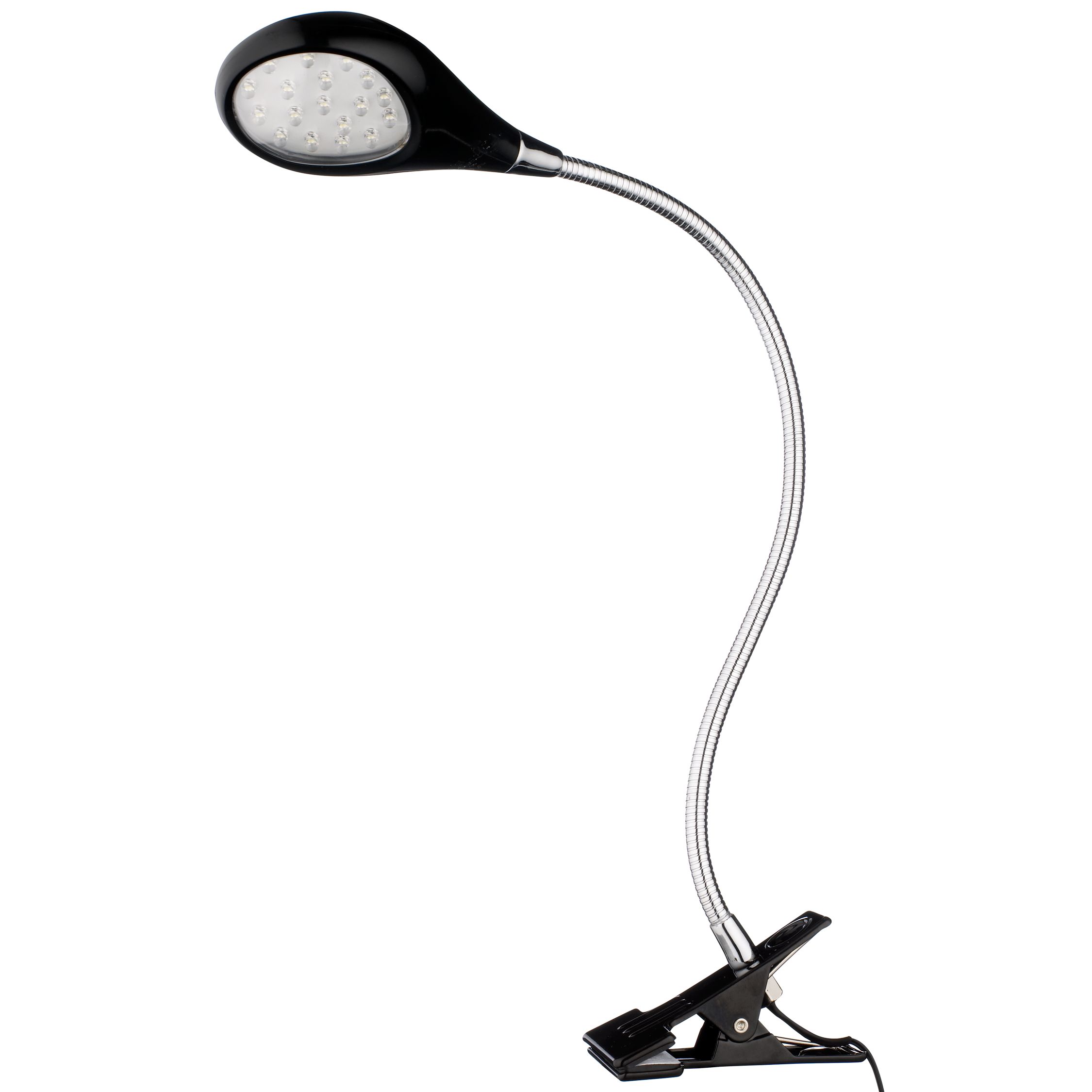 John Lewis Lewis Leo LED Clip Light Black