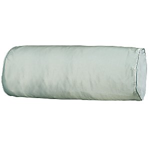 John Lewis Silk Bolster Cushion, Aqua, One size