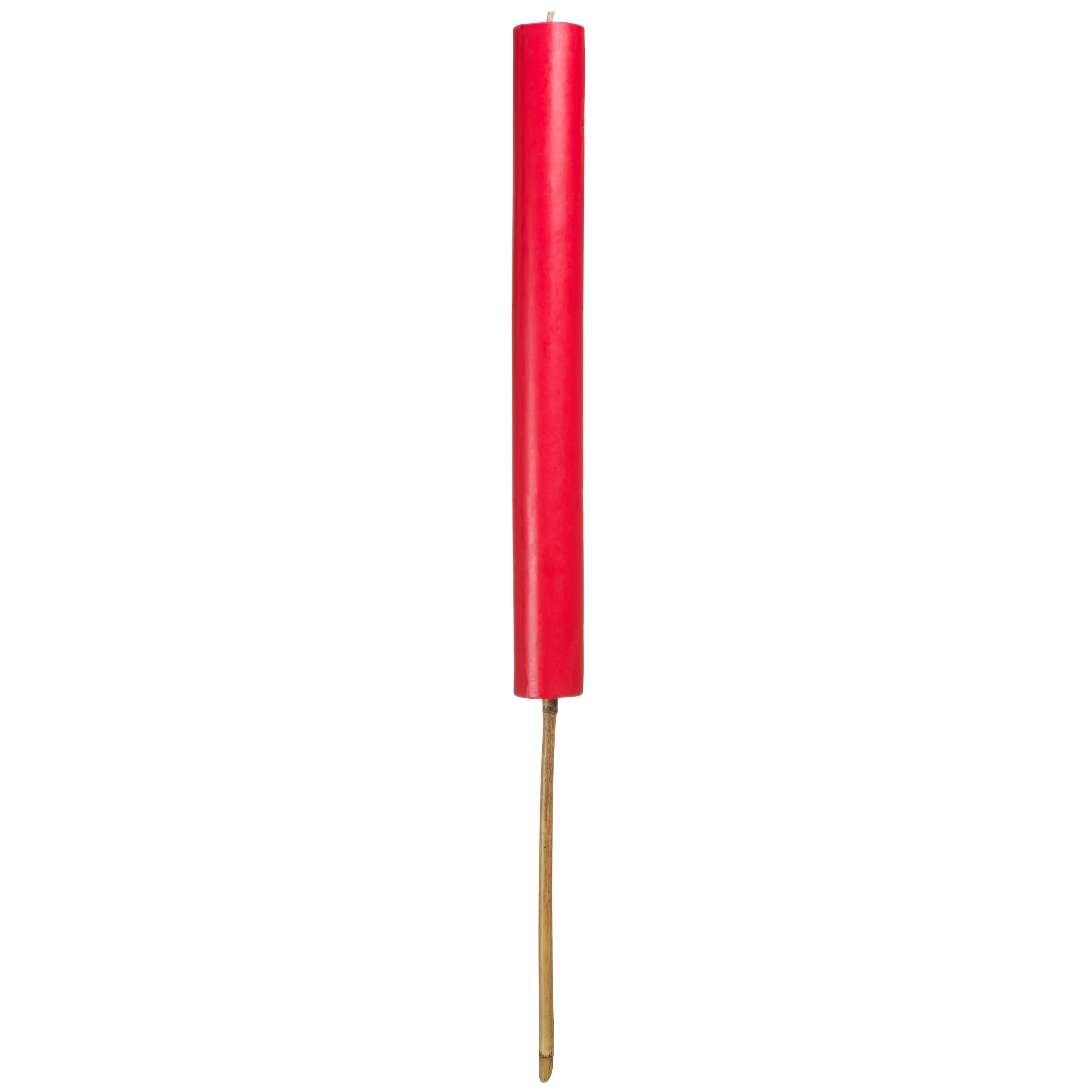 John Lewis Torch Candle, Red