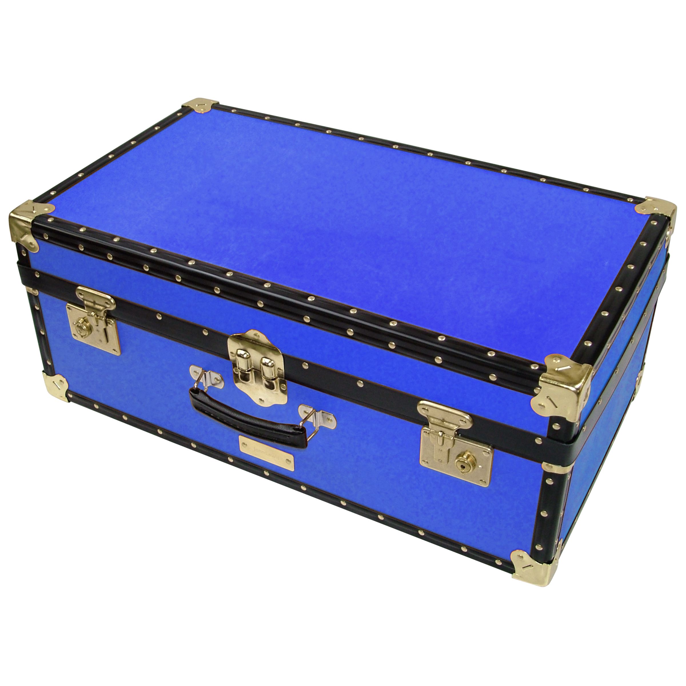 John Lewis Traditional Attache Trunk, Royal Blue at John Lewis