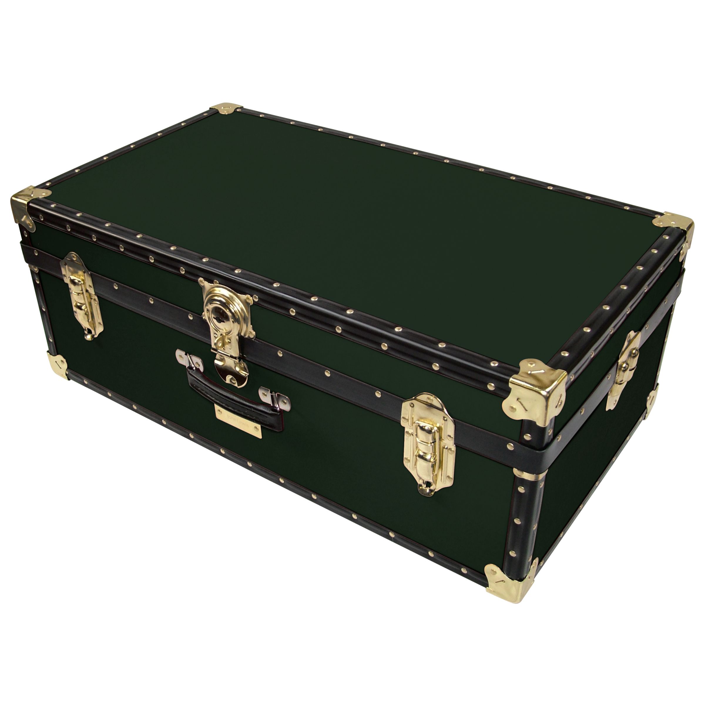 John Lewis Traditional Hand Trunk, Green at John Lewis