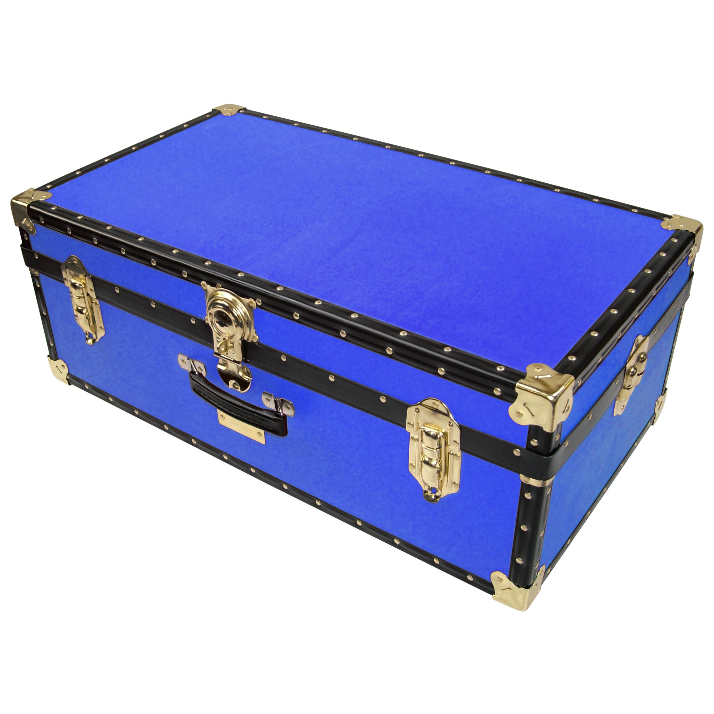 John Lewis Traditional Hand Trunk, Royal Blue at John Lewis