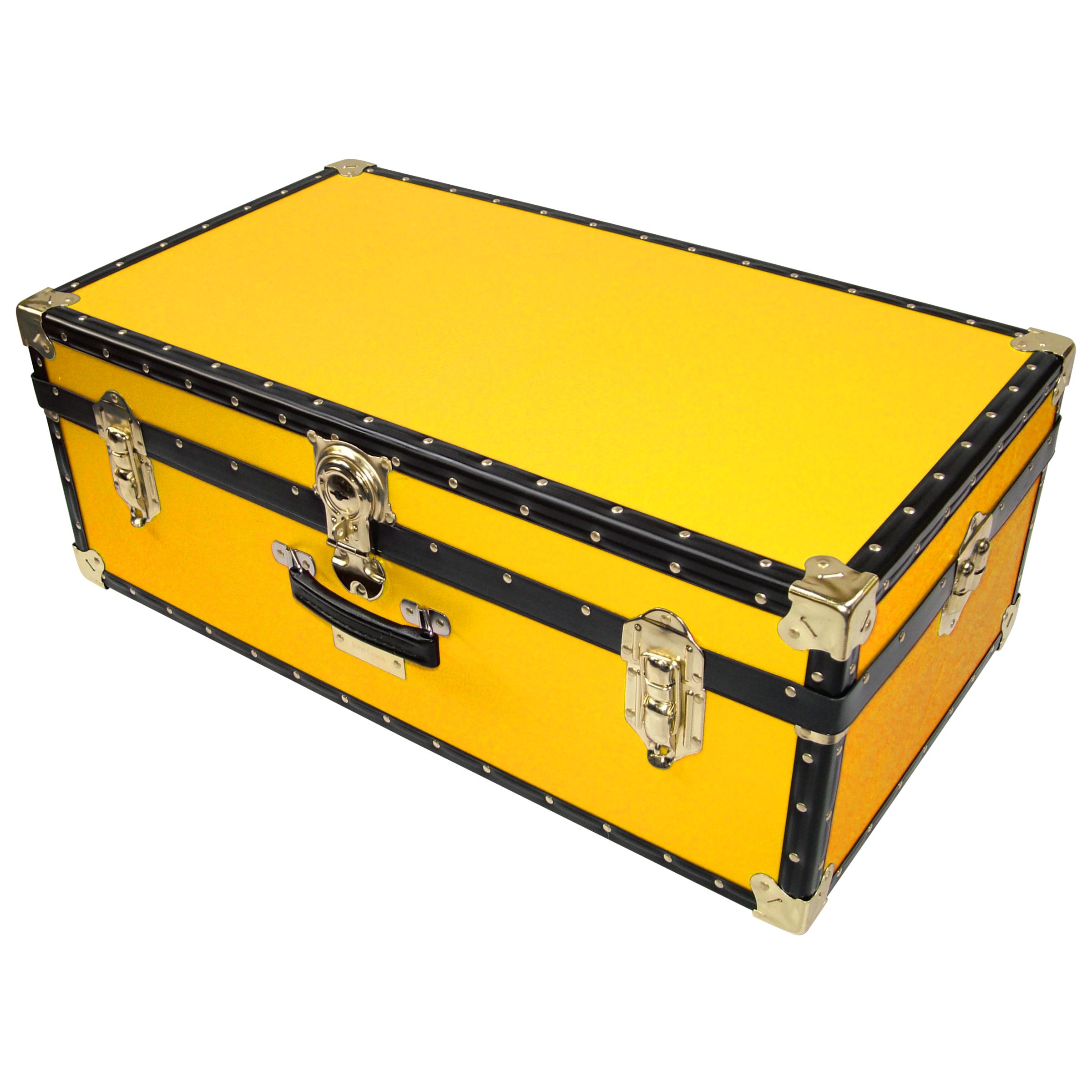 John Lewis Traditional Hand Trunk, Yellow at John Lewis