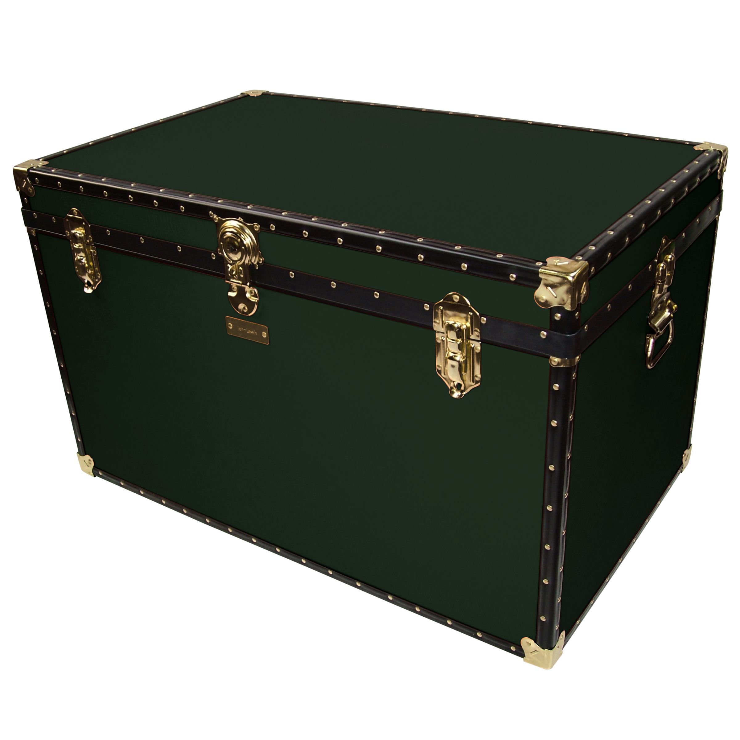 John Lewis Traditional King Trunk, Green at John Lewis