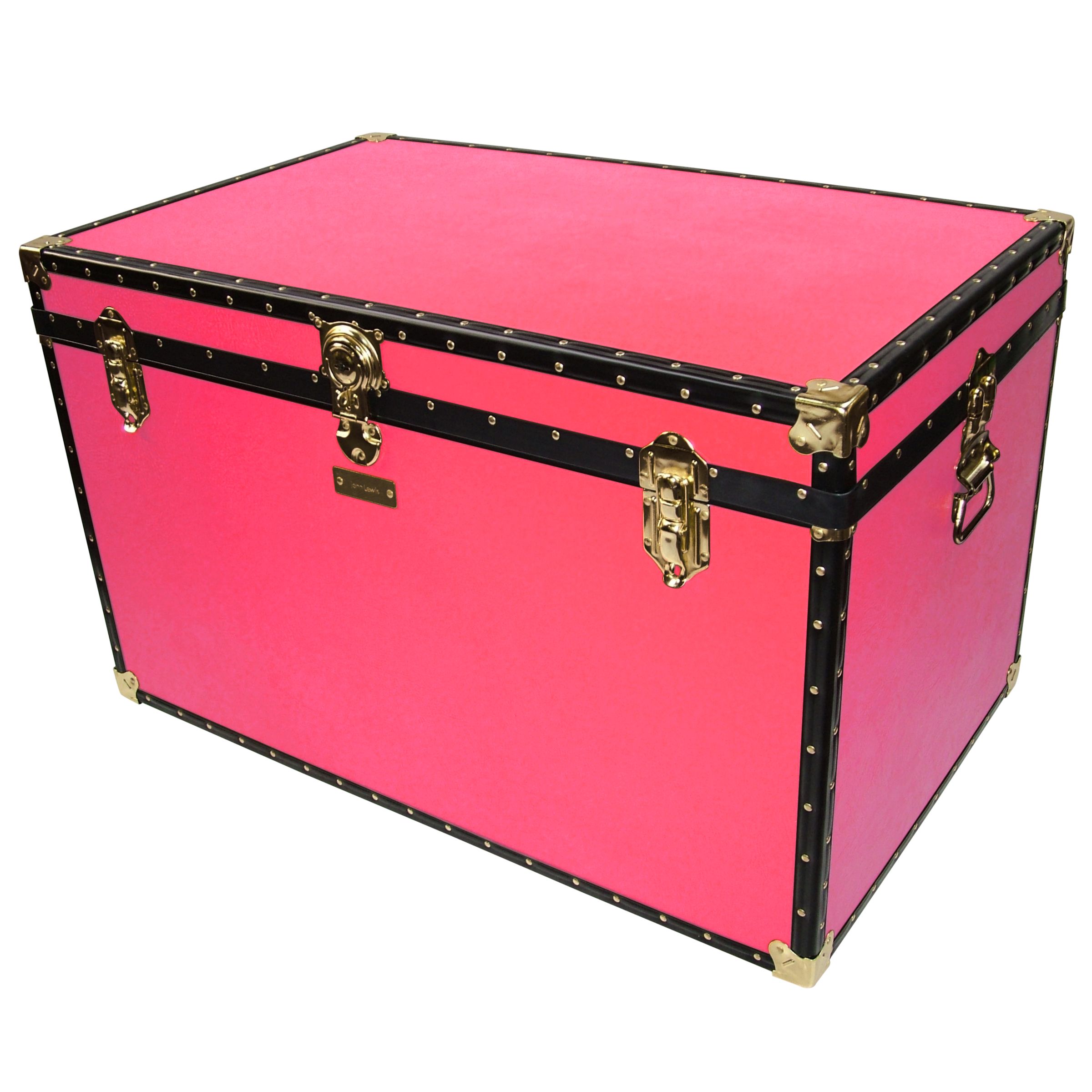 John Lewis Traditional King Trunk, Pink at John Lewis