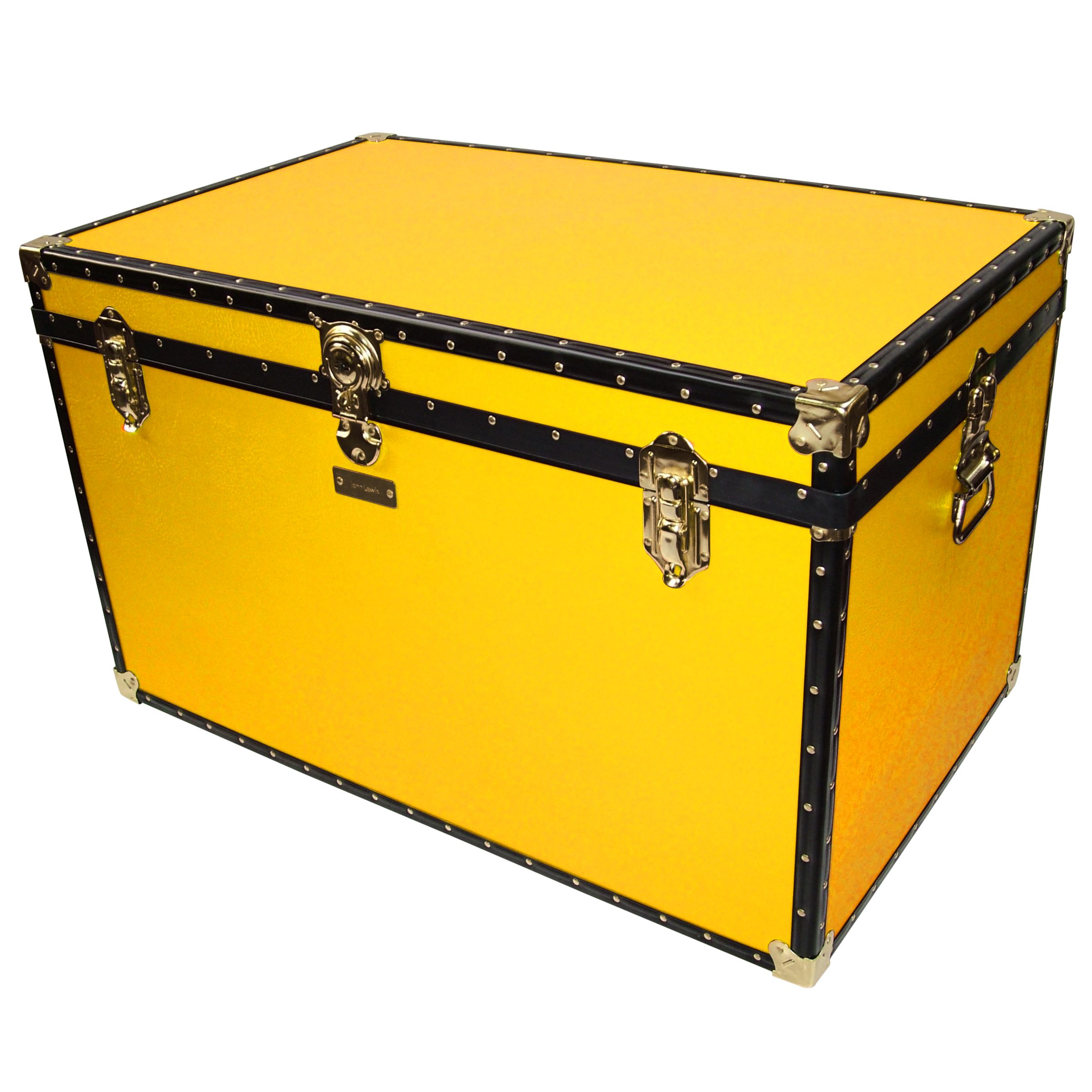 John Lewis Traditional King Trunk, Yellow at John Lewis