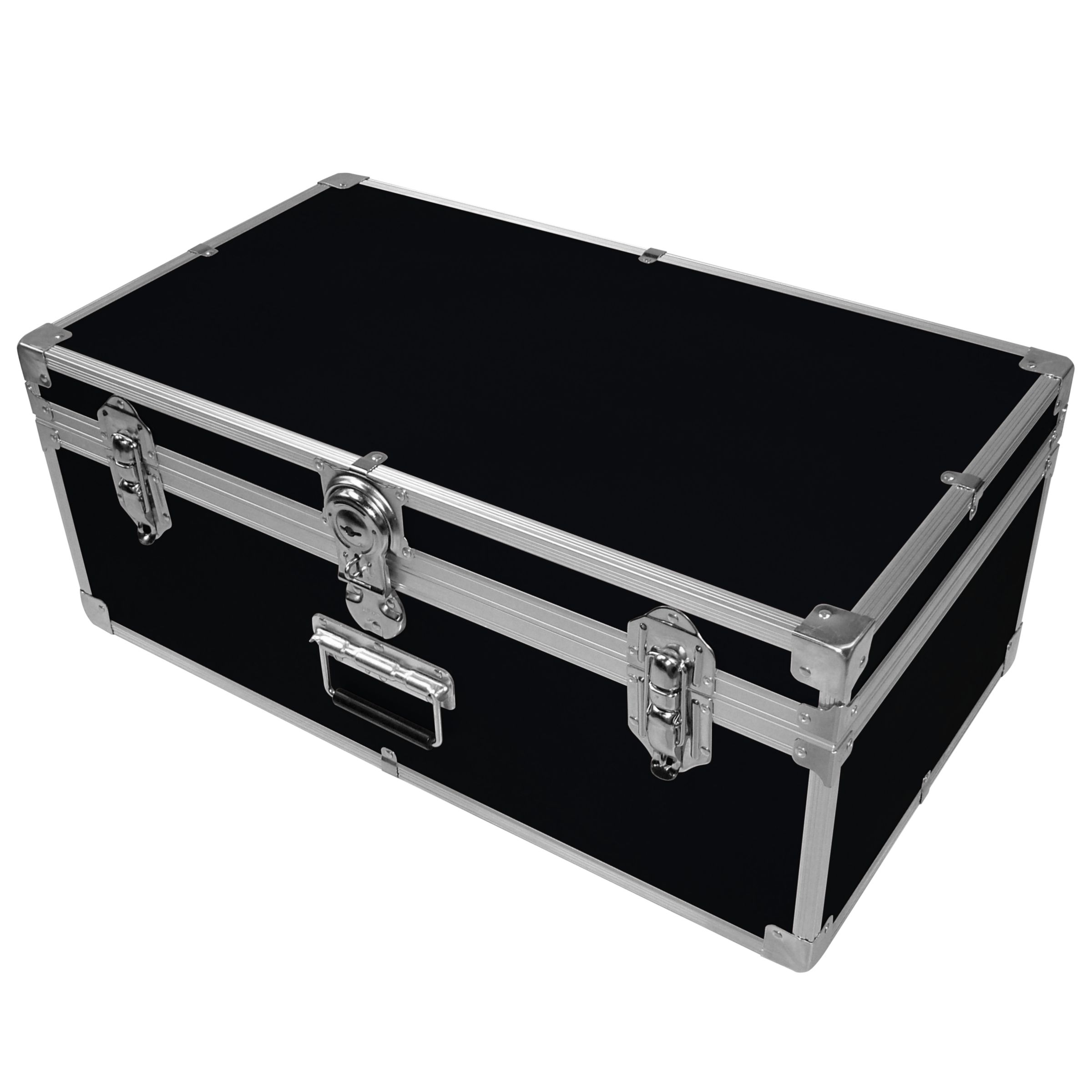 John Lewis Fortified Attache Trunk, Black at JohnLewis