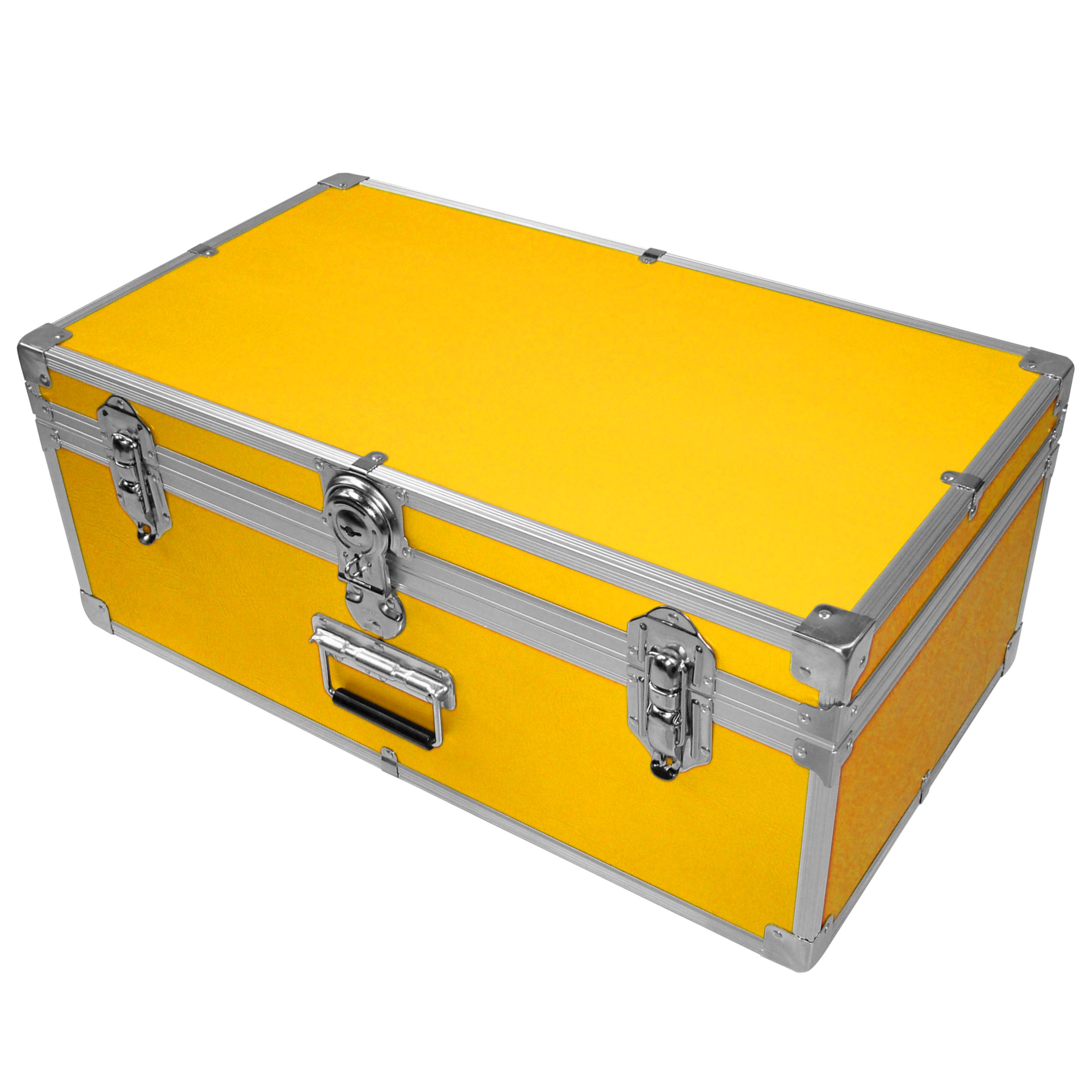 John Lewis Fortified Attache Trunk, Yellow at JohnLewis