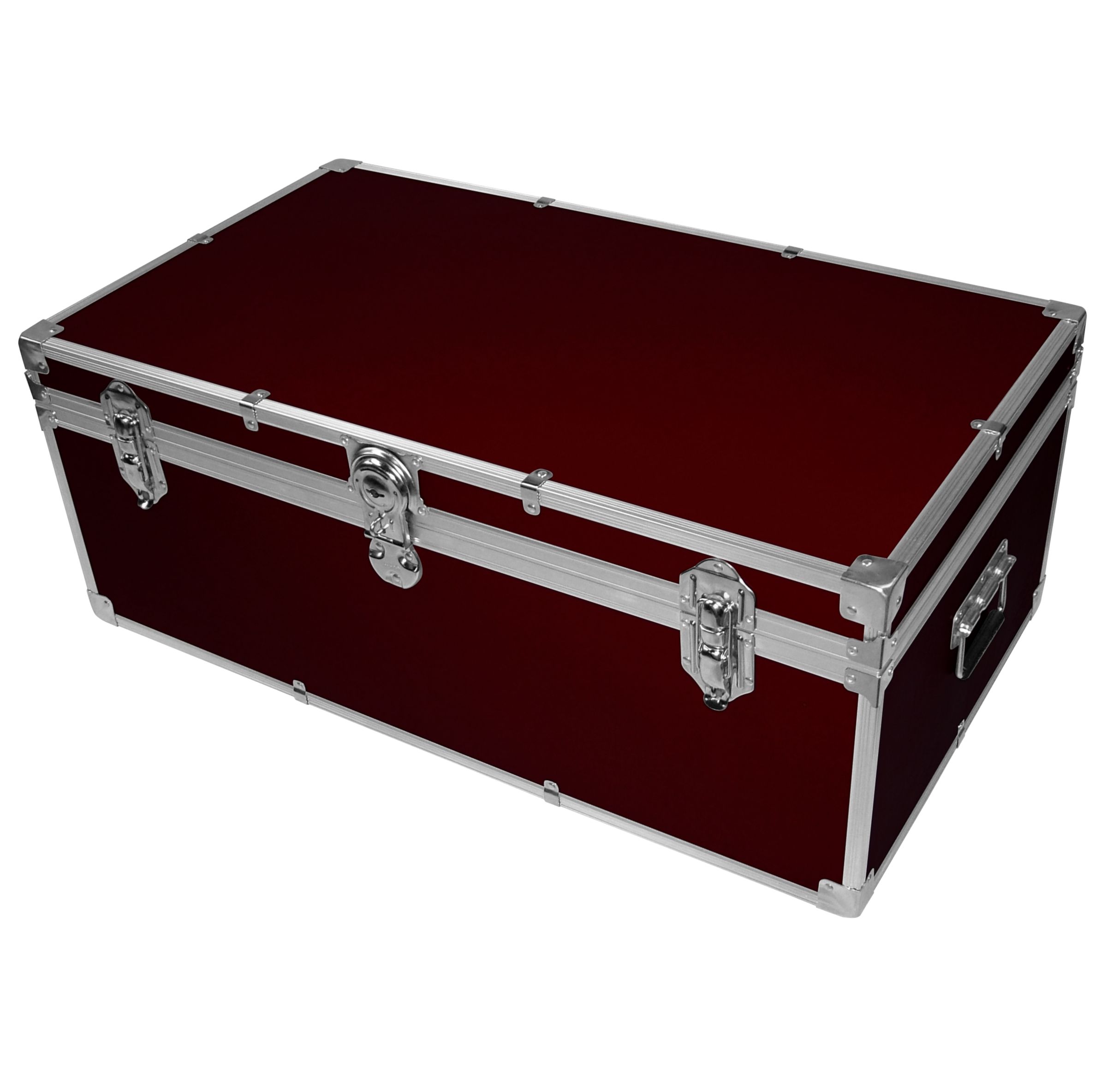 John Lewis Fortified Hand Trunk, Burgundy at John Lewis