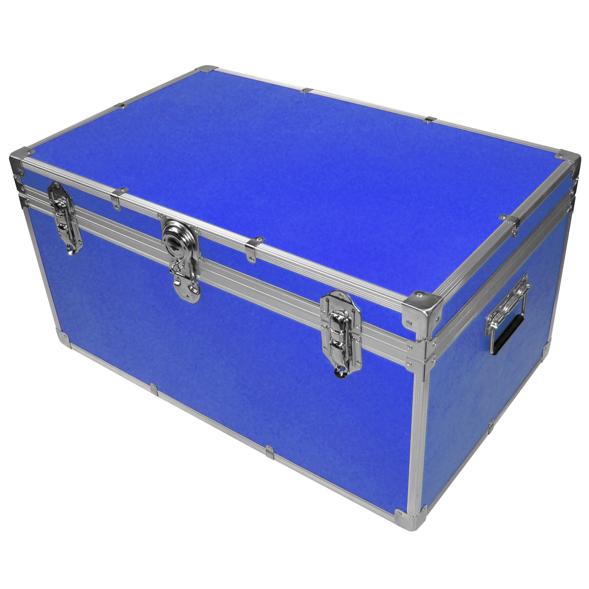 John Lewis Fortified Storer Trunk, Royal Blue at John Lewis