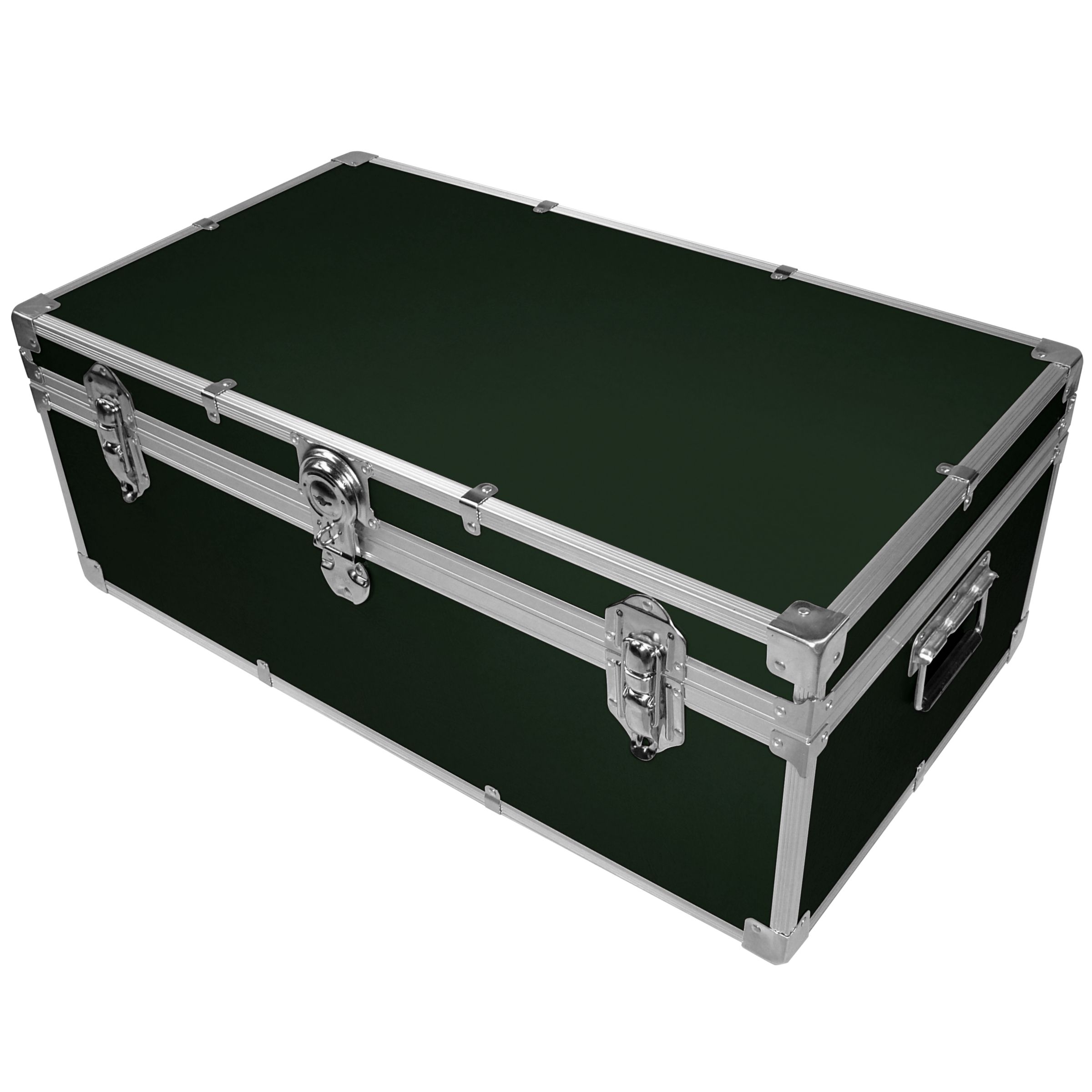 John Lewis Fortified Steamer Trunk, Green at JohnLewis