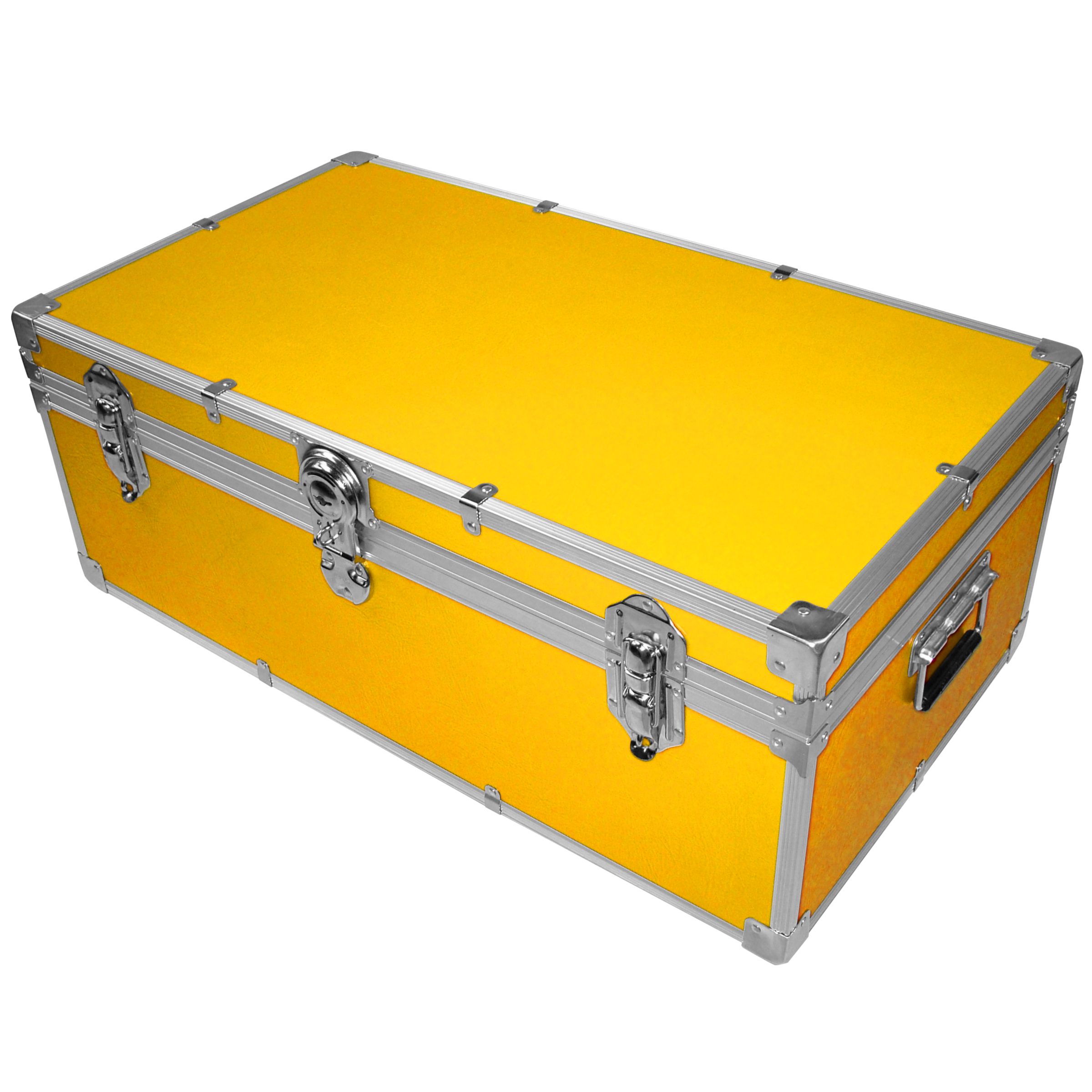 John Lewis Fortified Steamer Trunk, Yellow at JohnLewis