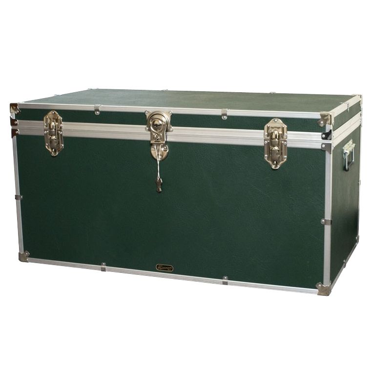 John Lewis Fortified Jumbo Trunk, Green at John Lewis