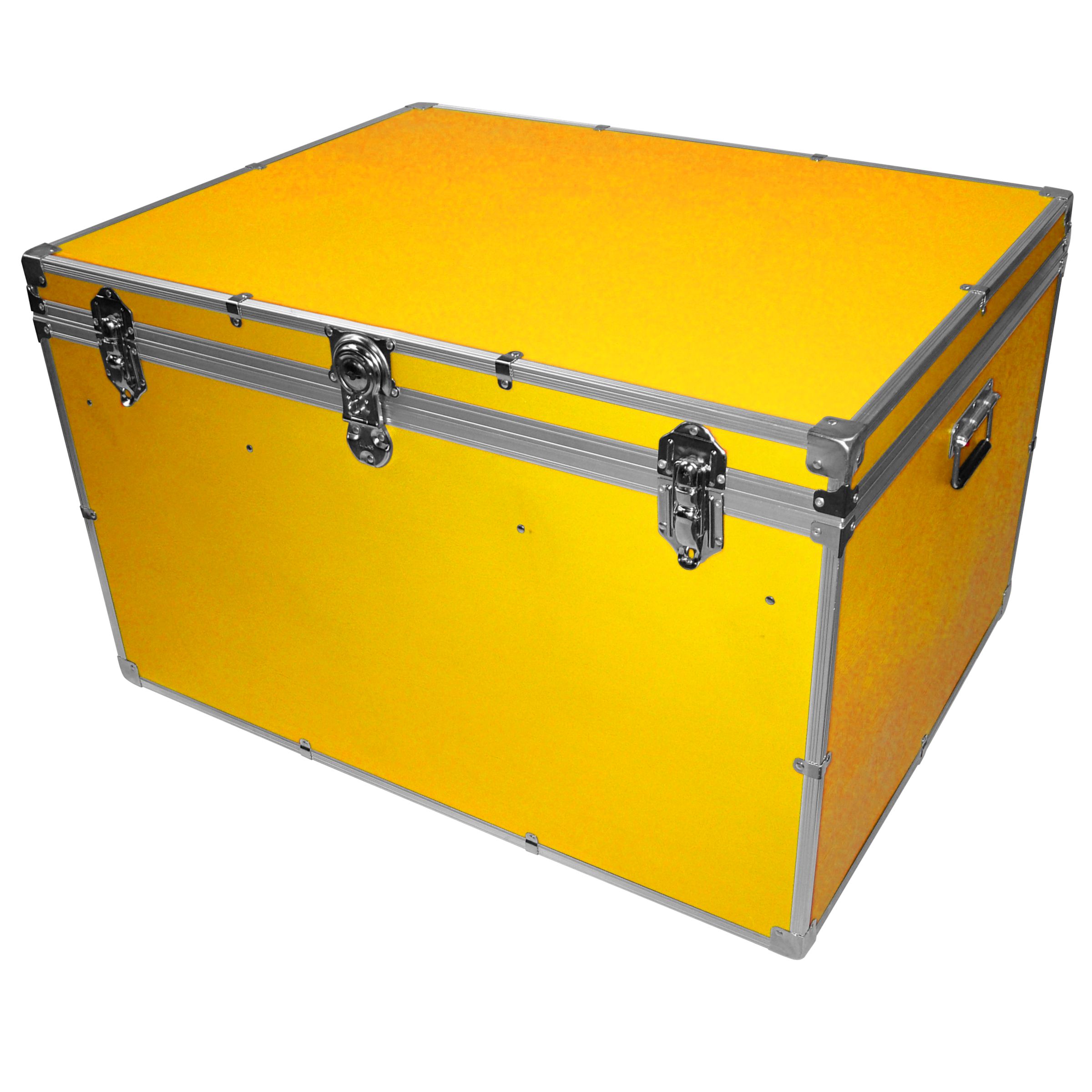 John Lewis Fortified Jumbo Trunk, Yellow at John Lewis