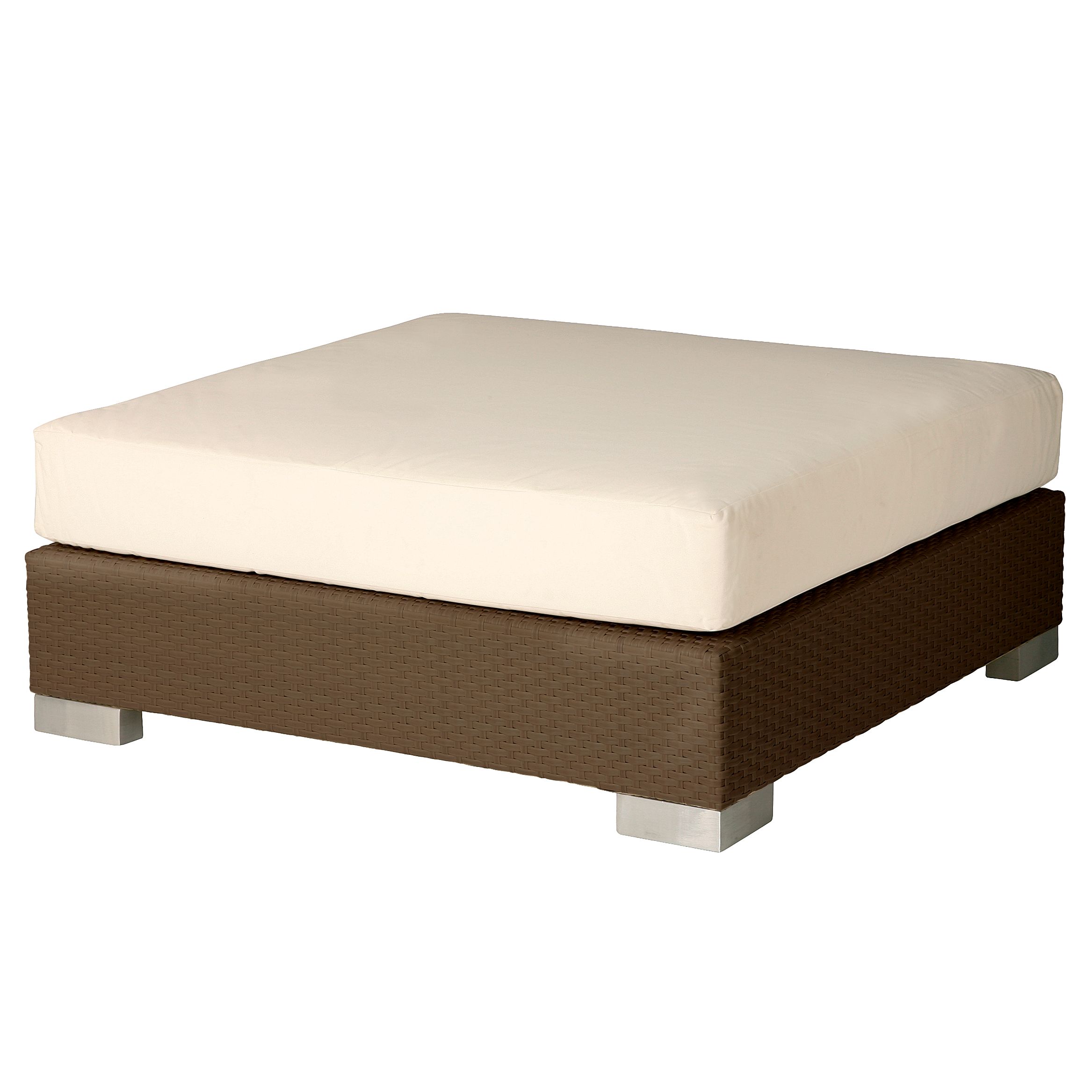 Barlow Tyrie Arizona Ottoman, Natural, Small