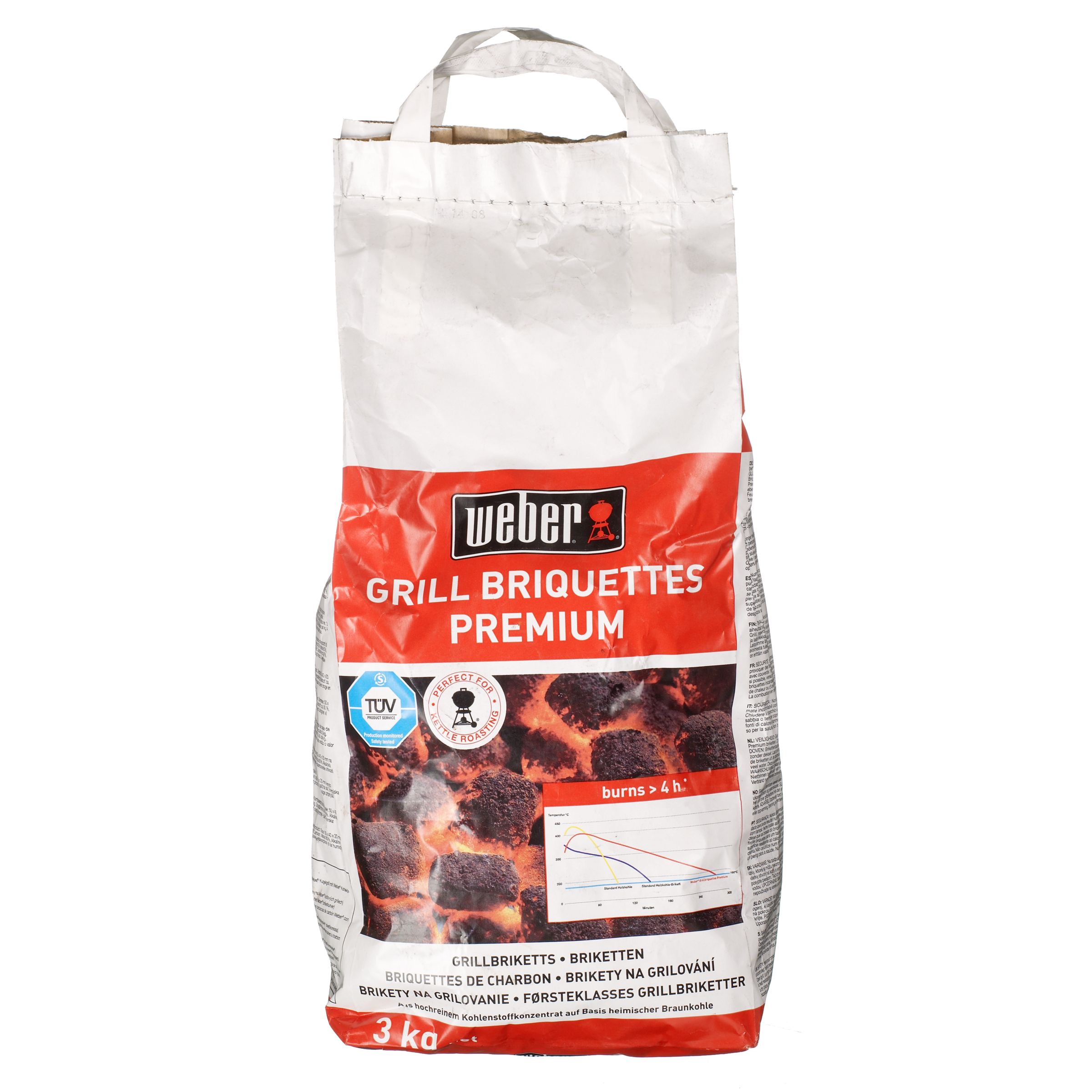 Weber Charcoal Briquettes, 3kg