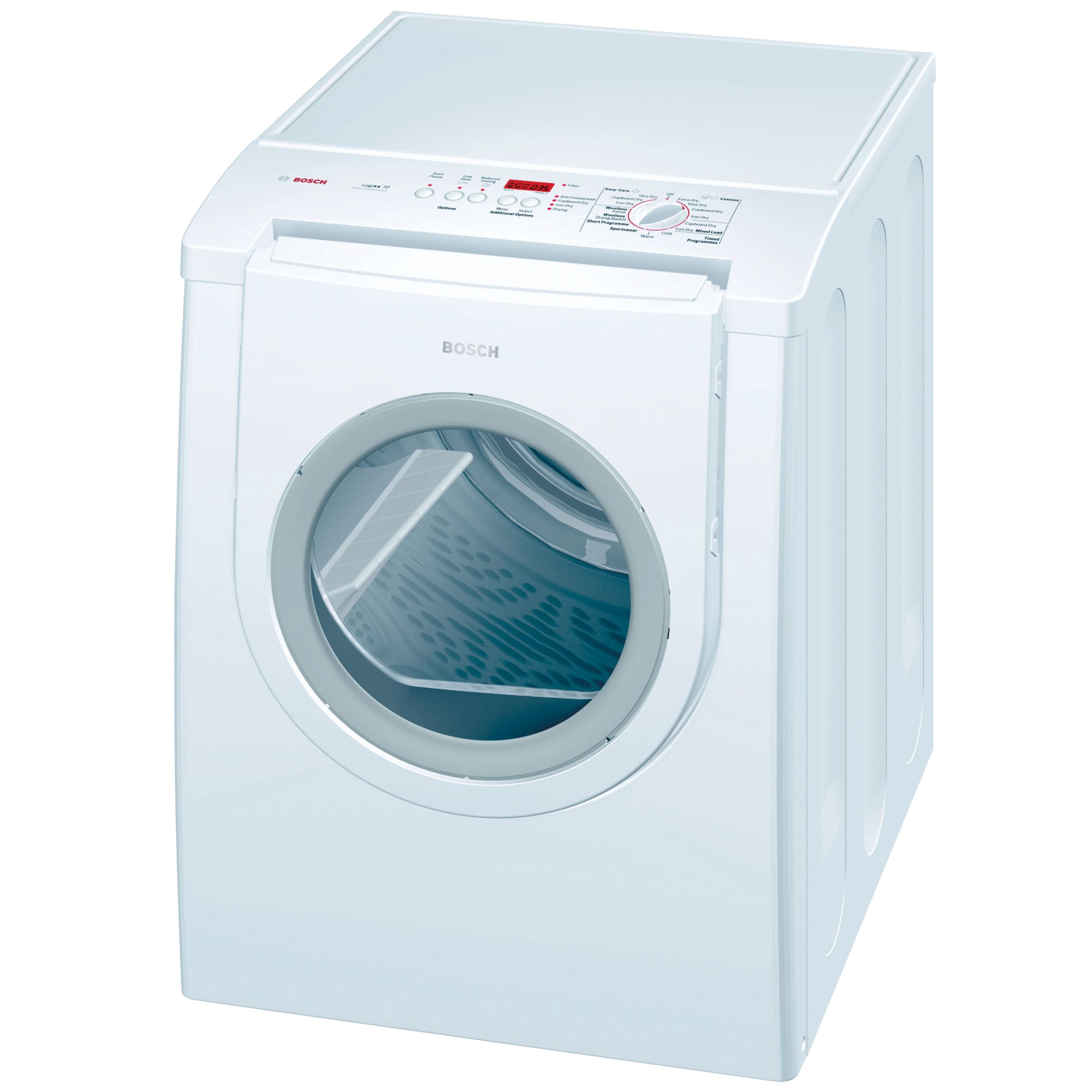 Bosch Logixx WTB76556GB Sensor Vented Tumble Dryer White