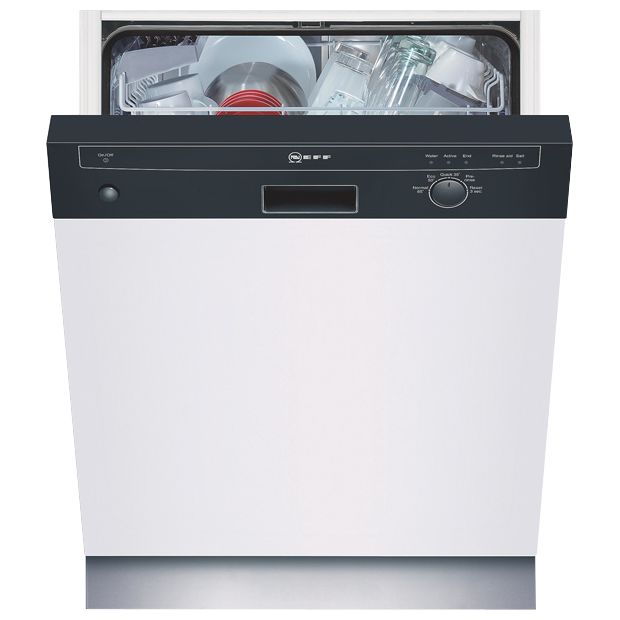 Neff S44E43S0GB SemiIntegrated Dishwasher Black