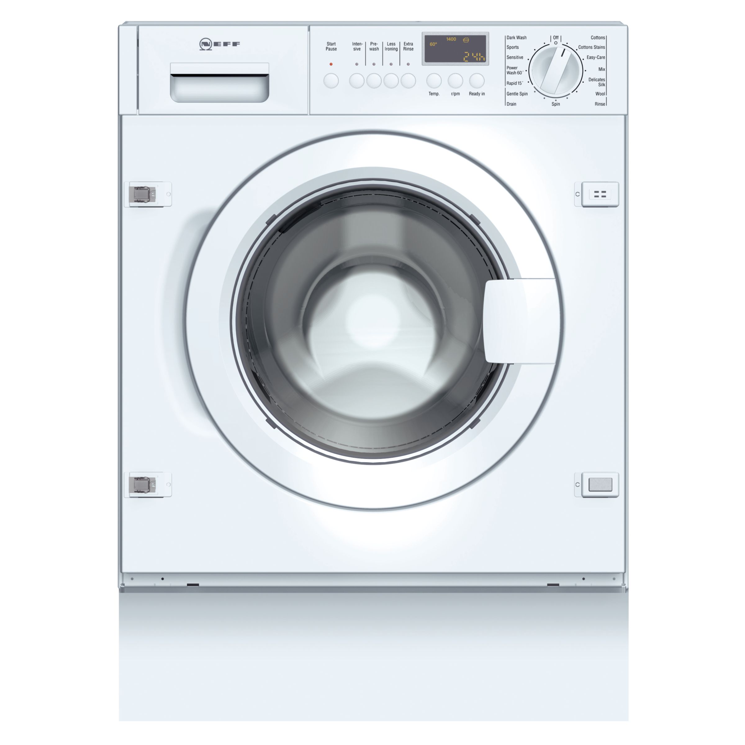 Neff W5440X0GB Integrated Washing Machine, White at John Lewis