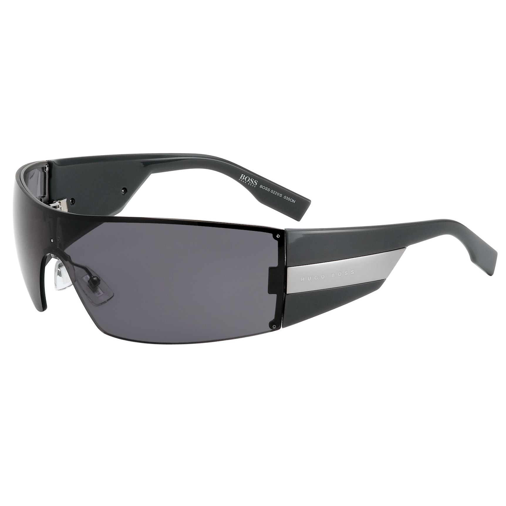 Hugo Boss Men's Sunglasses, Grey, One Size at JohnLewis